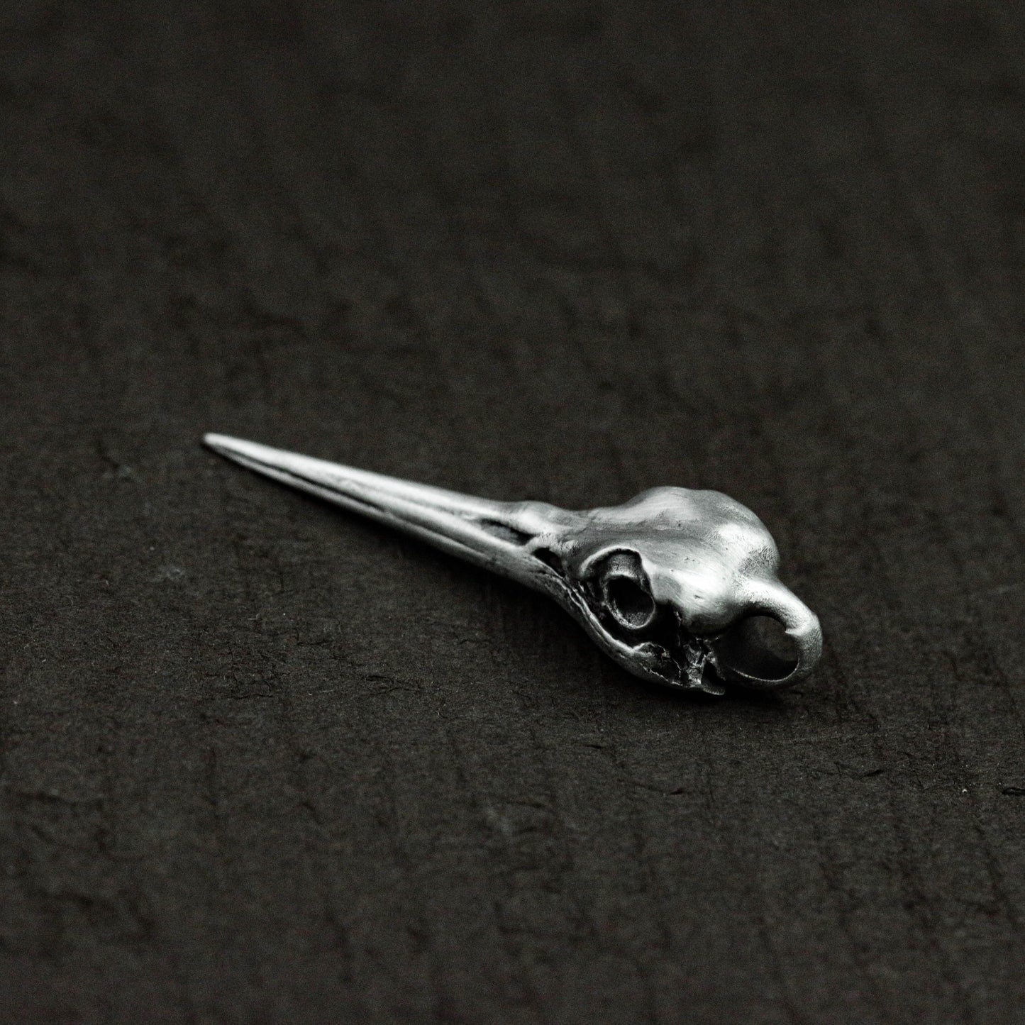 Bird Skull Pendant - 925 Sterling Silver Handmade