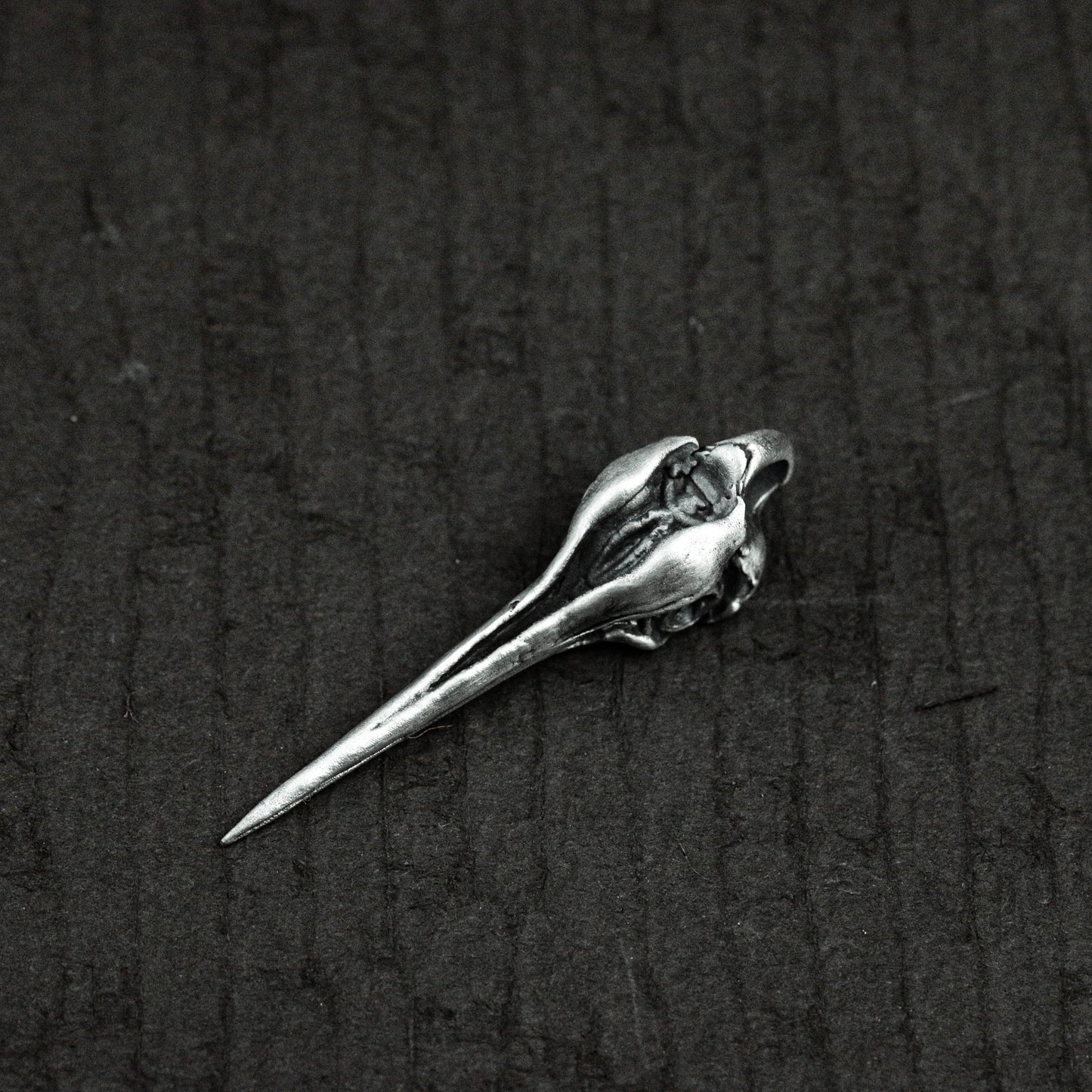 Bird Skull Pendant - 925 Sterling Silver Handmade