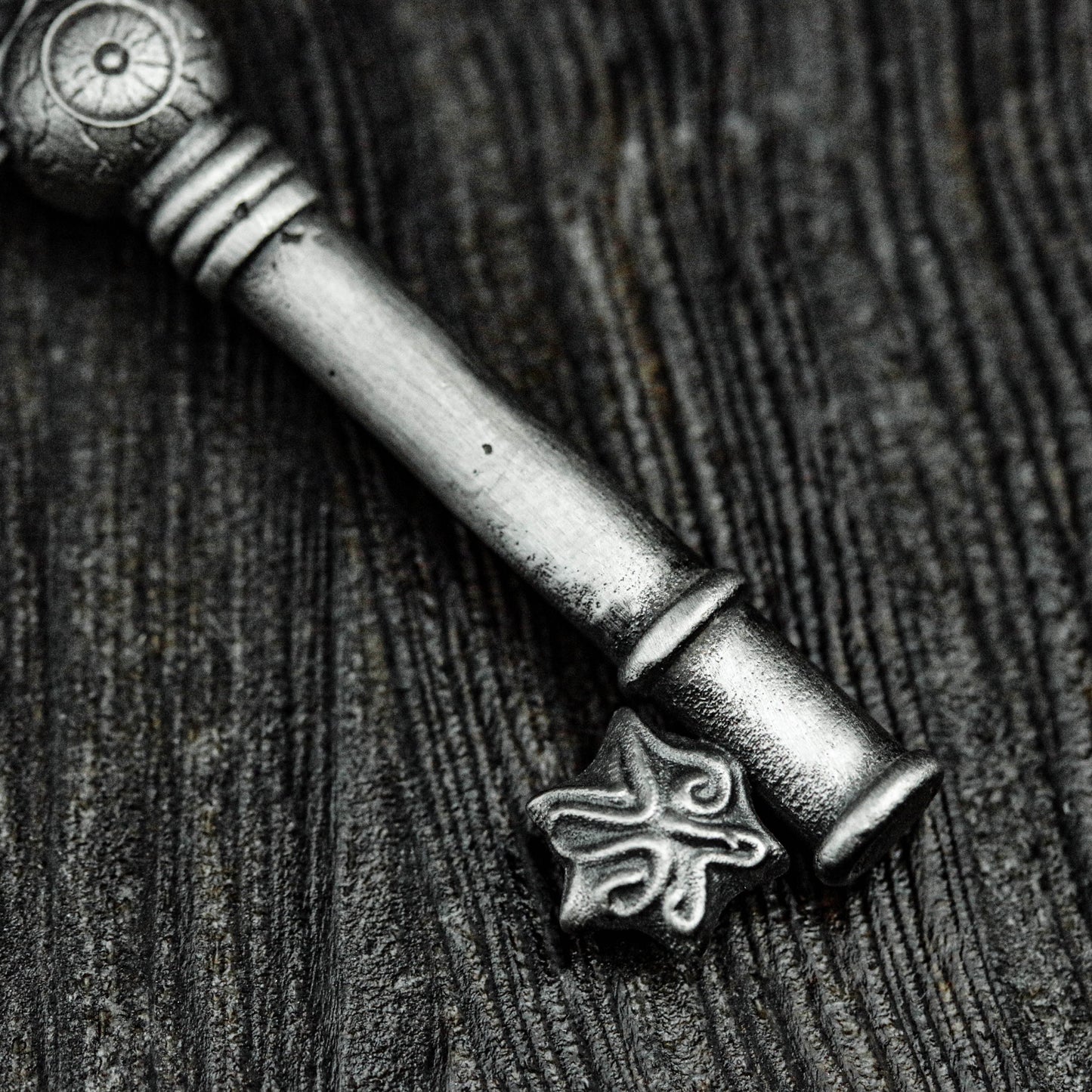 Celestial Key Pendant - 925 Sterling Silver Handmade