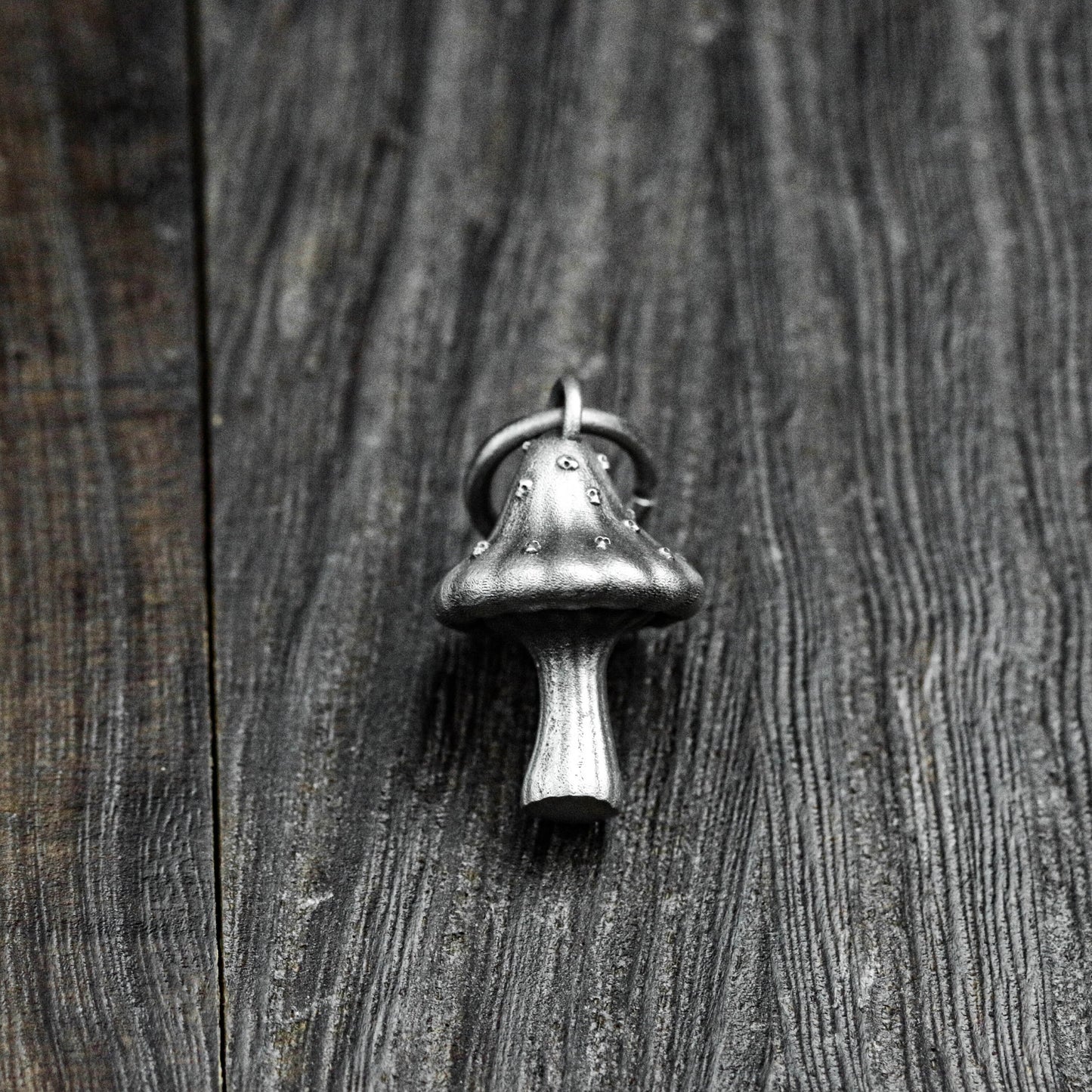 Mushroom Pendant - 925 Sterling Silver Handmade