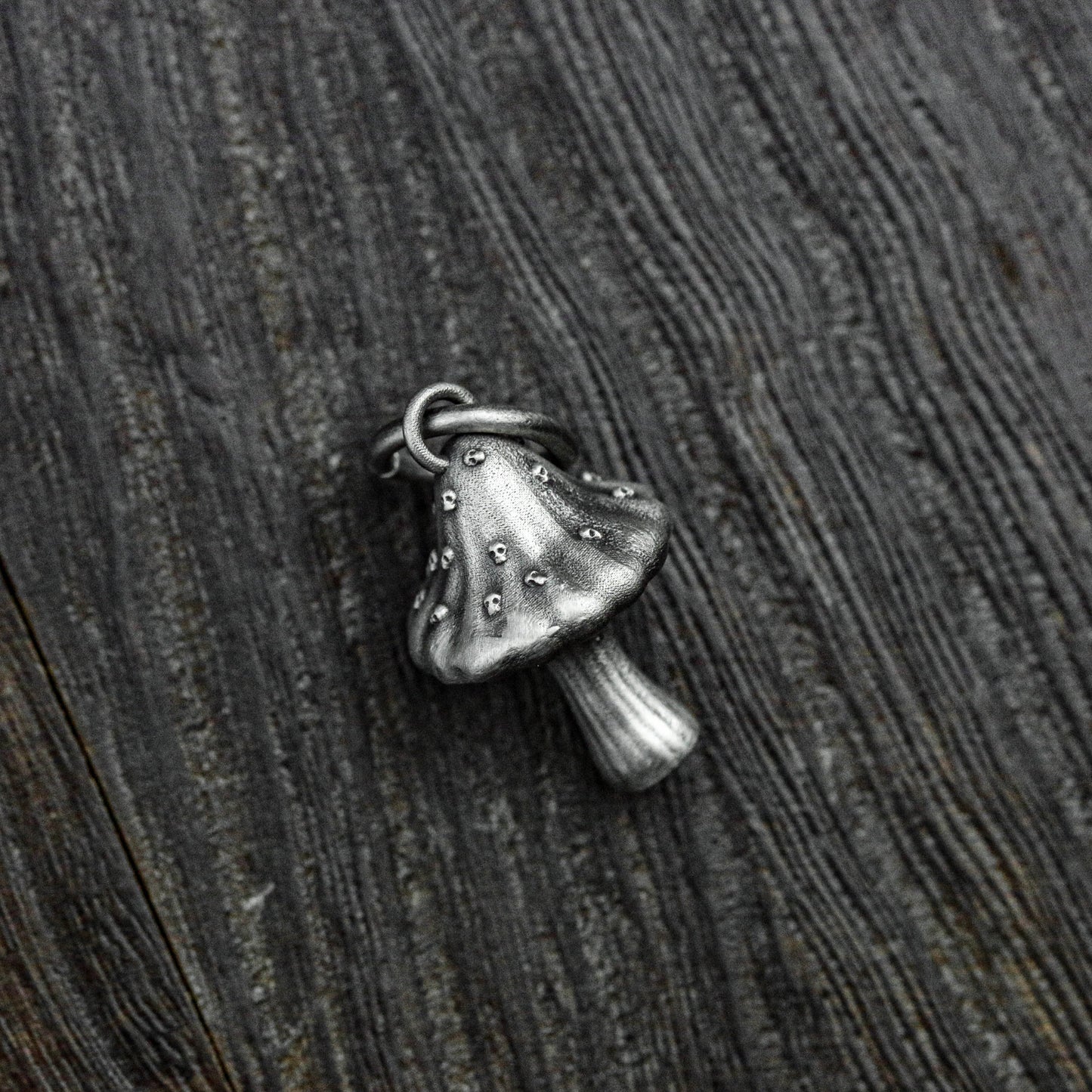 Mushroom Pendant - 925 Sterling Silver Handmade