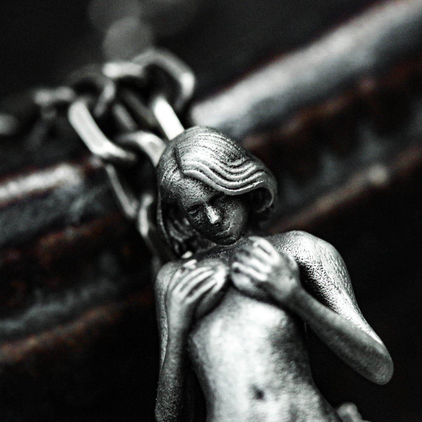 Serpent Mermaid Pendant - 925 Sterling Silver Handmade