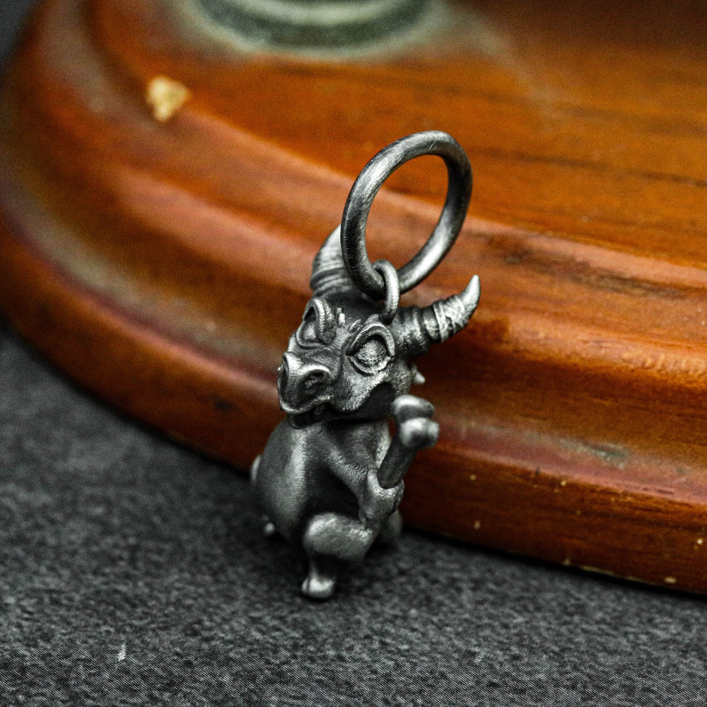 Goblin Warrior Pendant - 925 Sterling Silver Handmade