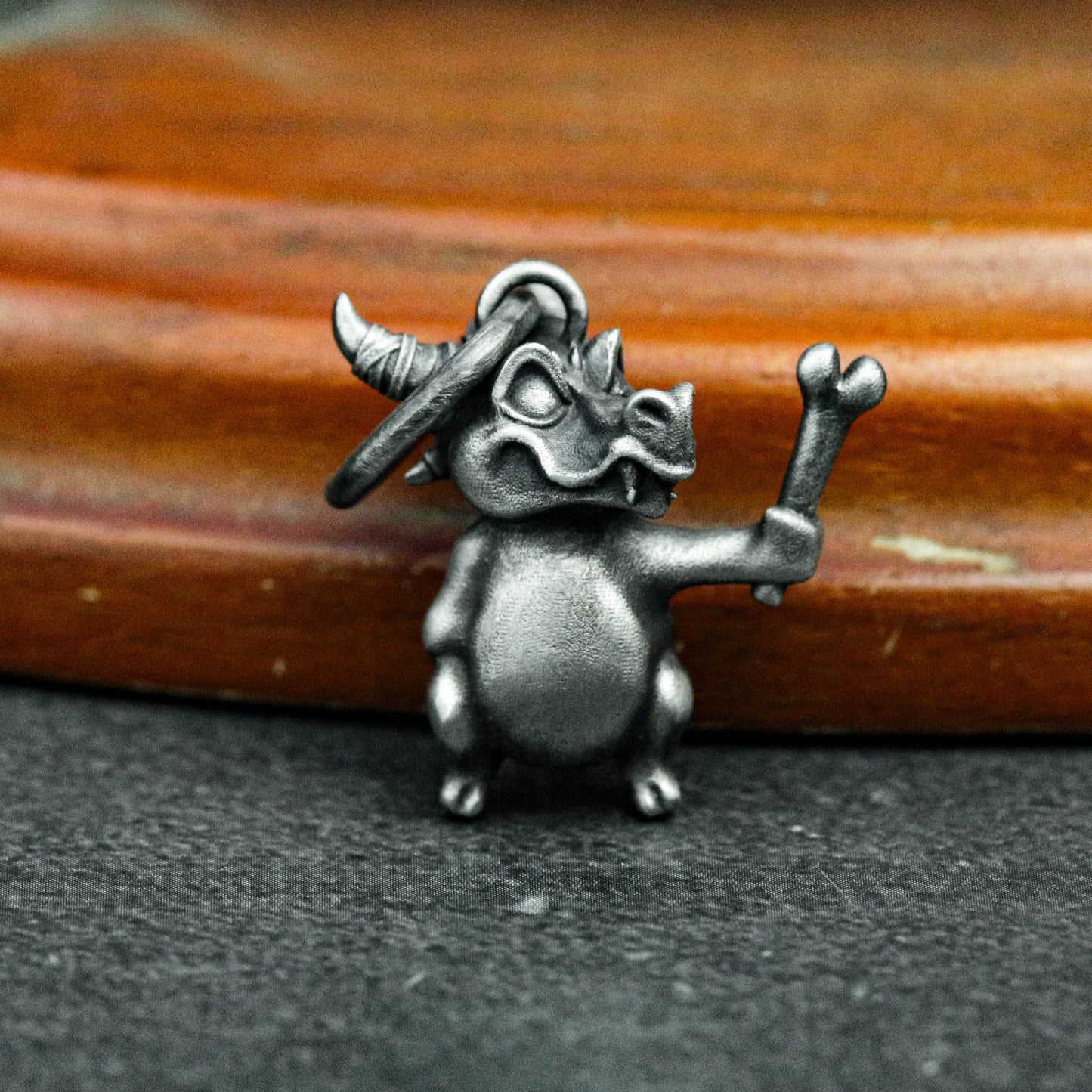 Goblin Warrior Pendant - 925 Sterling Silver Handmade