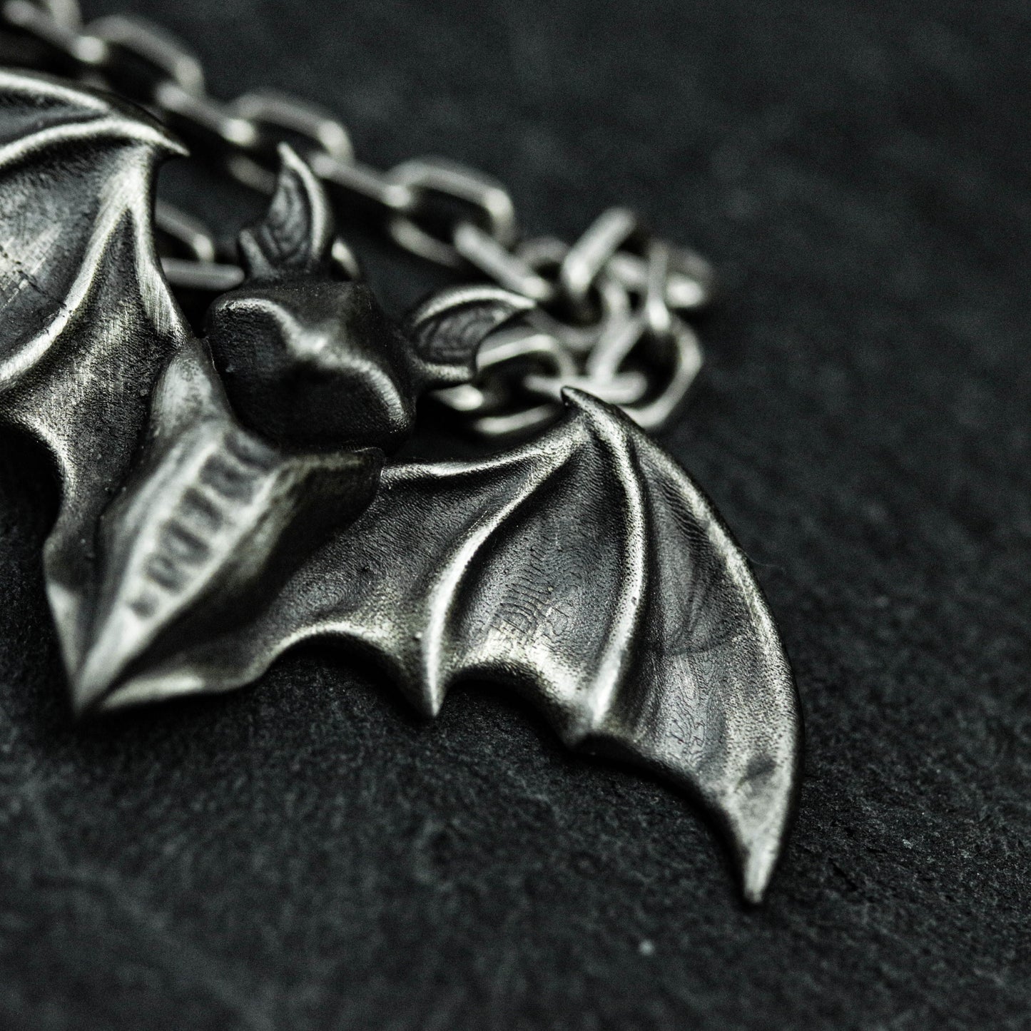Winged Imp Pendant - 925 Sterling Silver Handmade