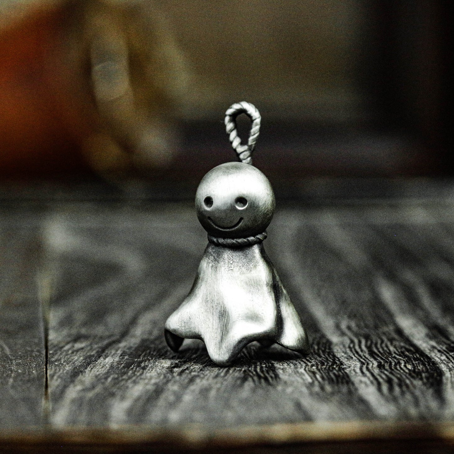 Teru Teru Bozu Pendant - 925 Sterling Silver Handmade