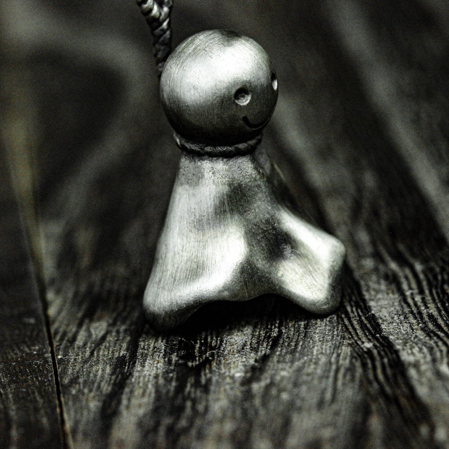 Teru Teru Bozu Pendant - 925 Sterling Silver Handmade