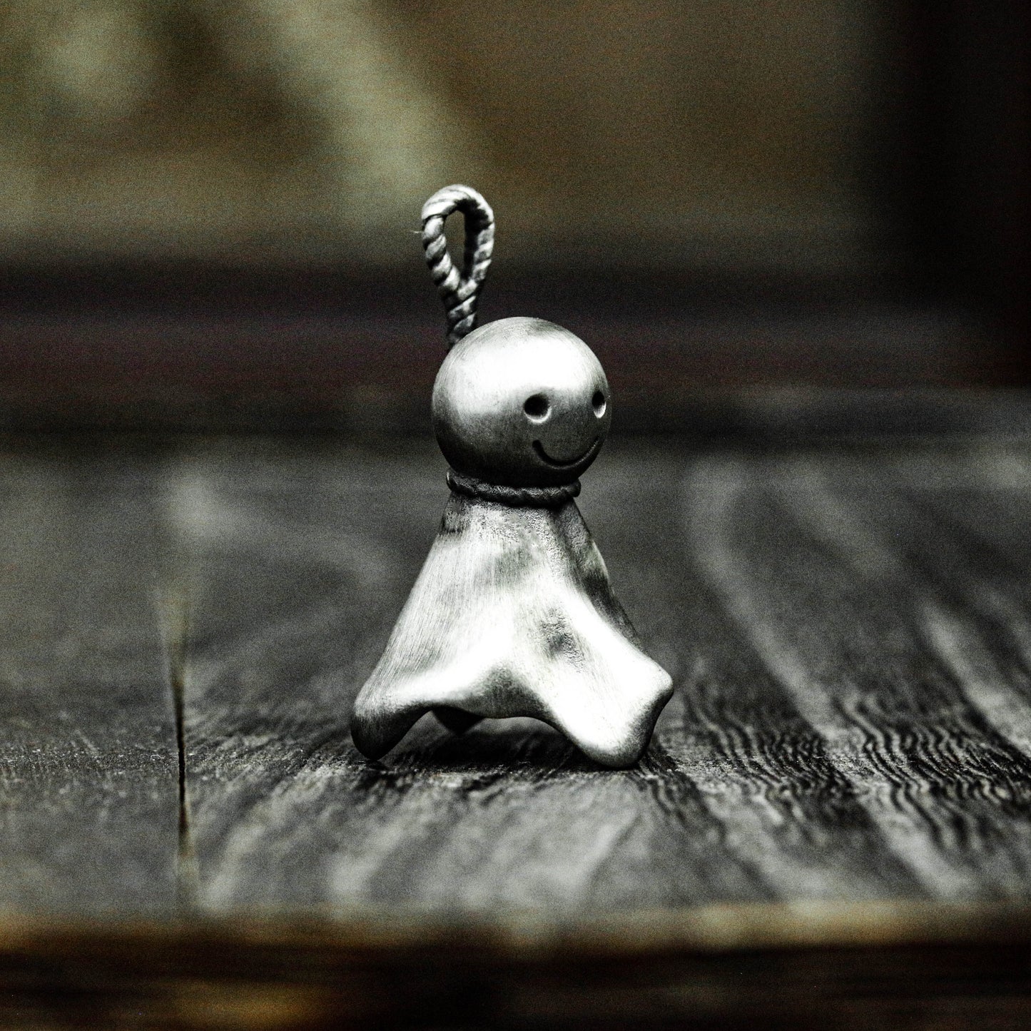 Teru Teru Bozu Pendant - 925 Sterling Silver Handmade