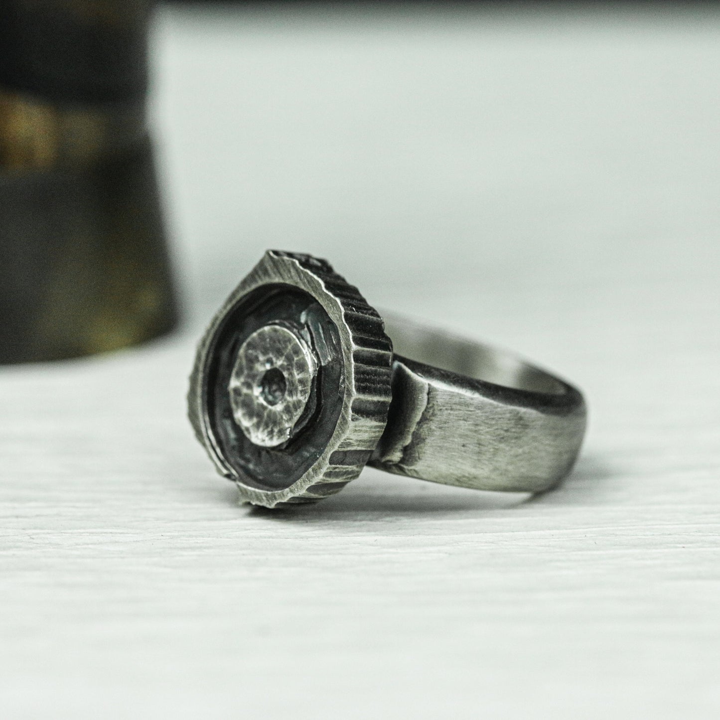 Solar Compass 925 Silver Handmade Ring ¨C Celestial Navigation Symbol