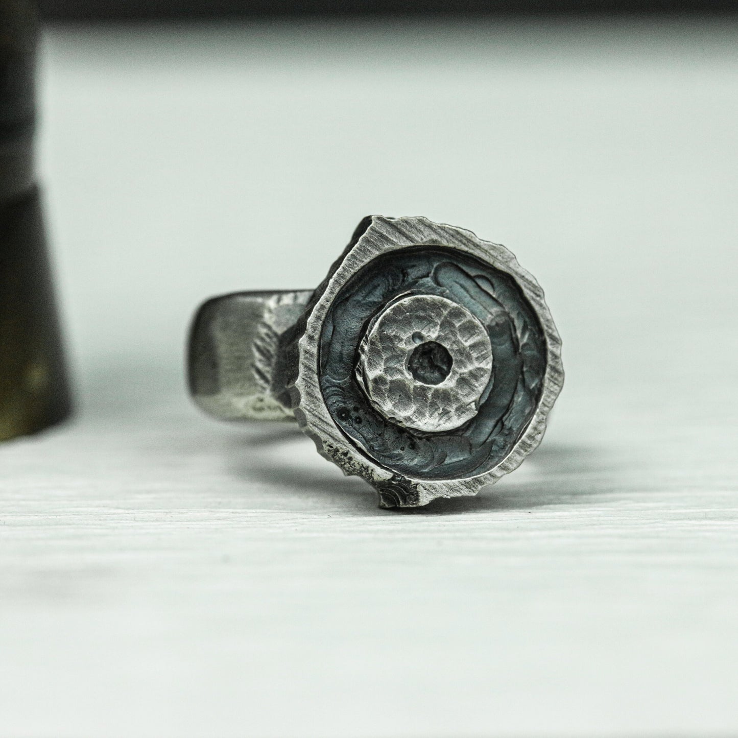 Solar Compass 925 Silver Handmade Ring ¨C Celestial Navigation Symbol