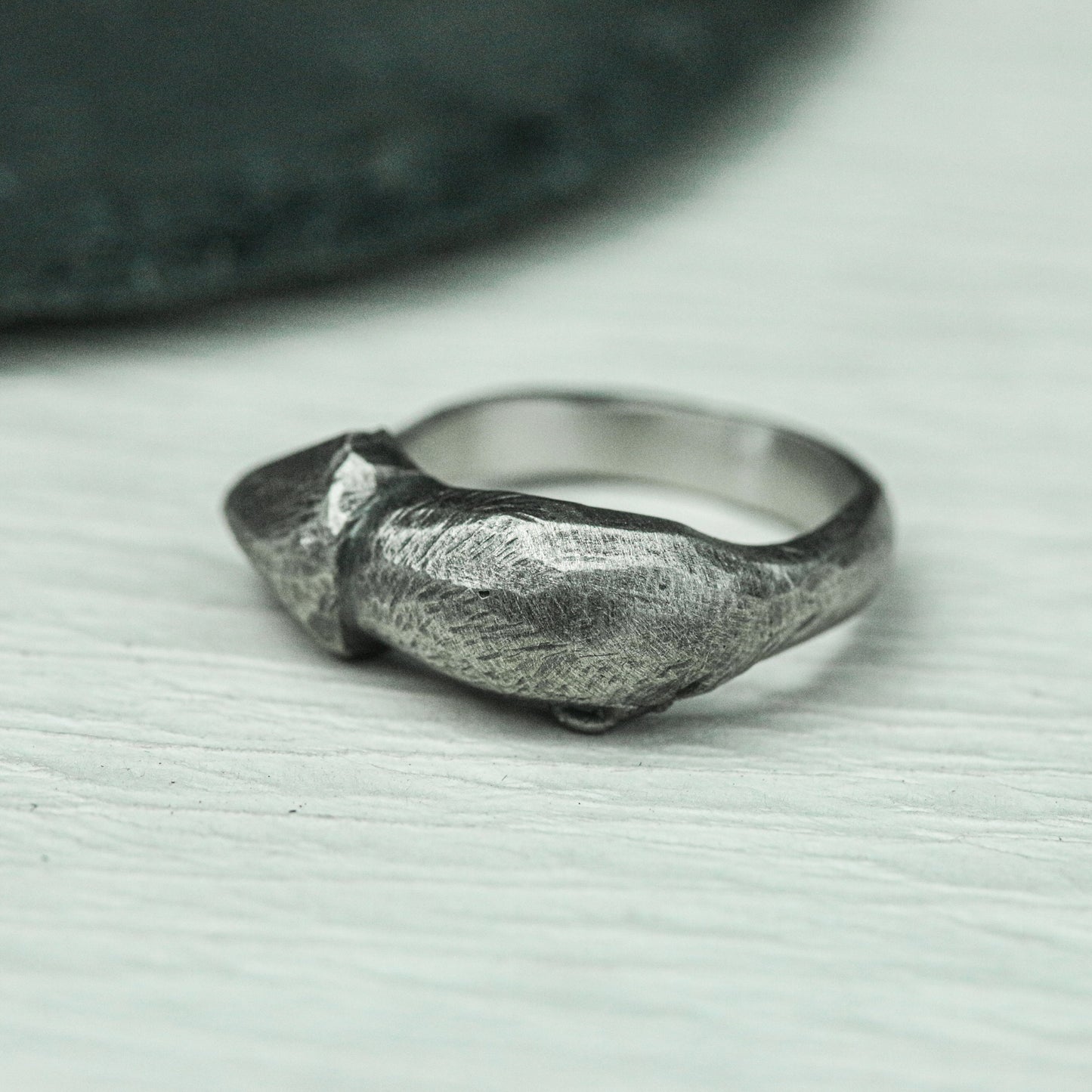 Leaf Whisper 925 Silver Handmade Ring ¨C Nature-Inspired Statement