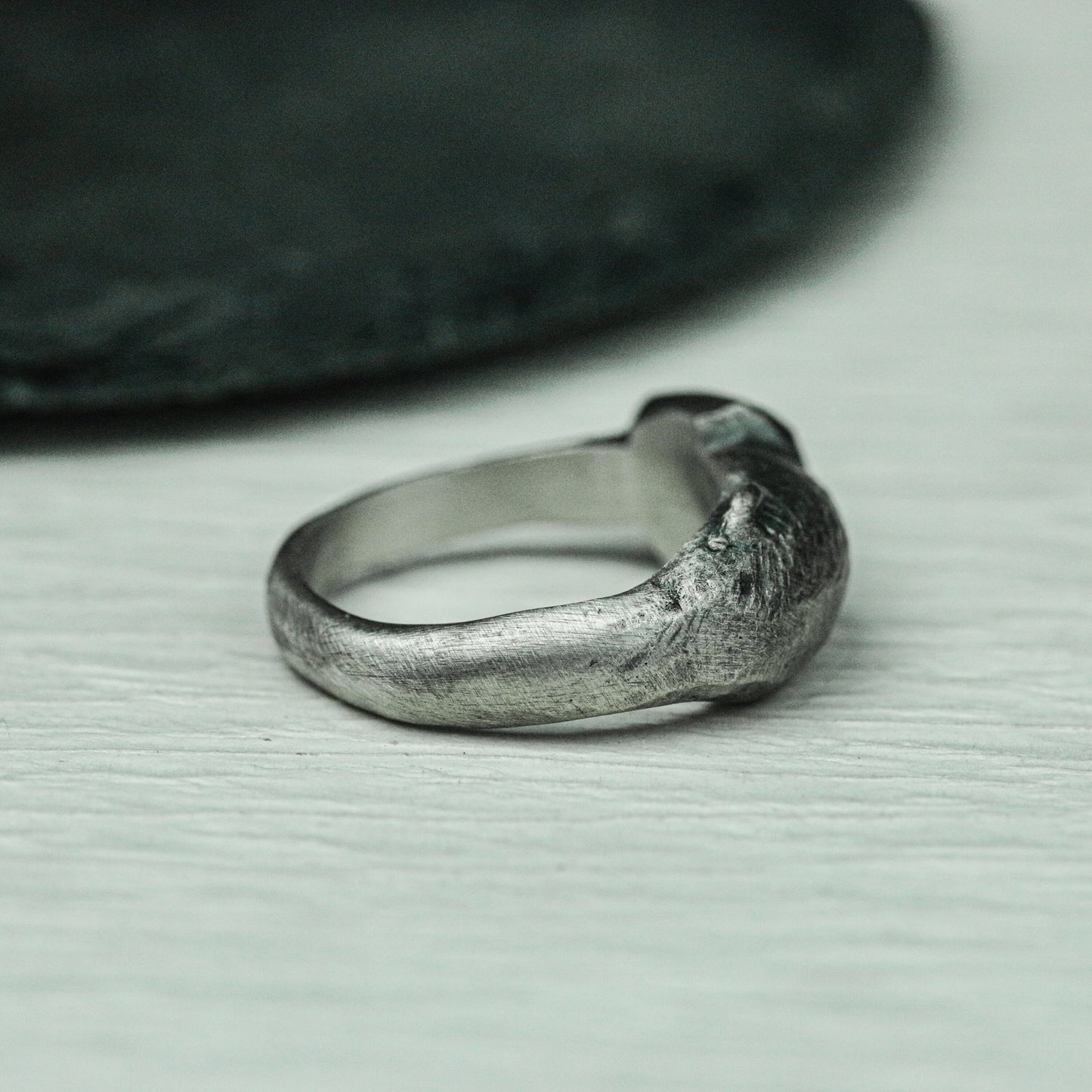 Leaf Whisper 925 Silver Handmade Ring ¨C Nature-Inspired Statement