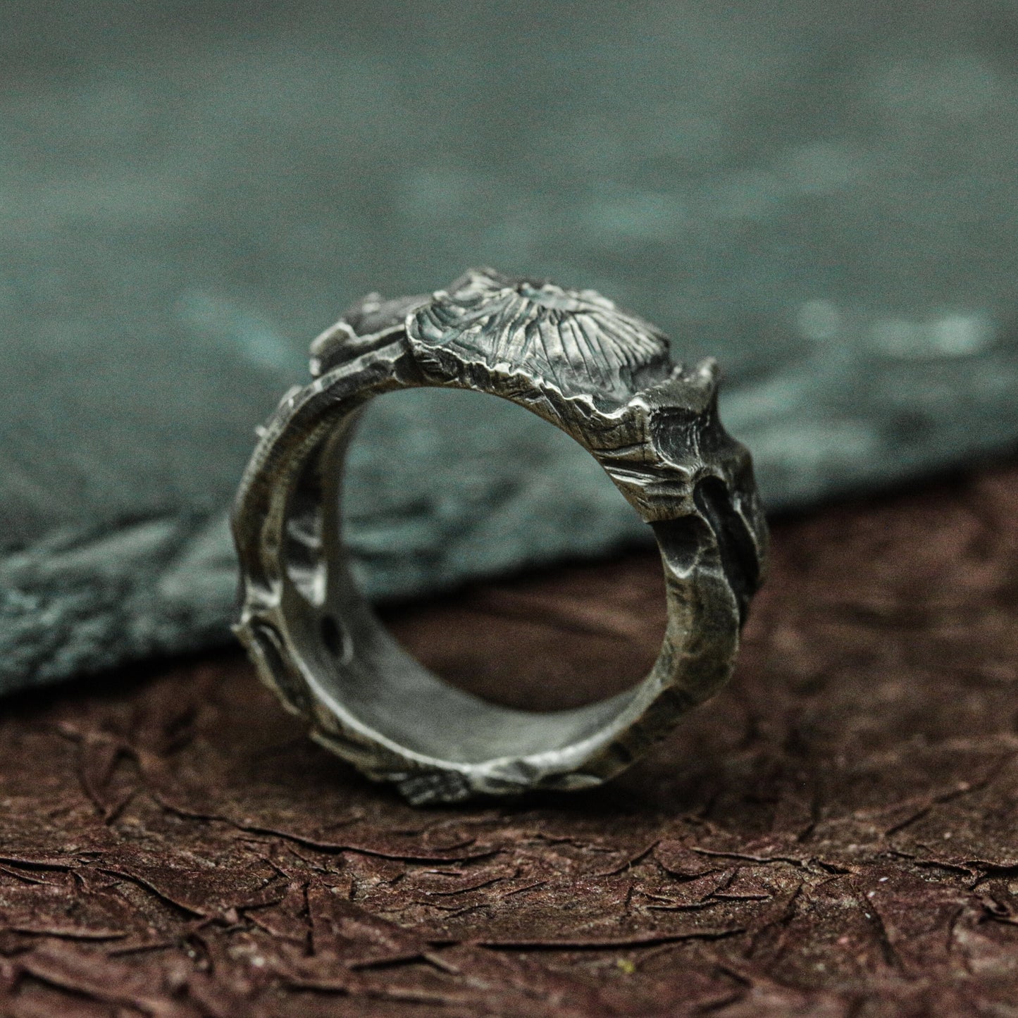 Eternal Skull 925 Silver Handmade Ring ¨C Gothic Death Symbol