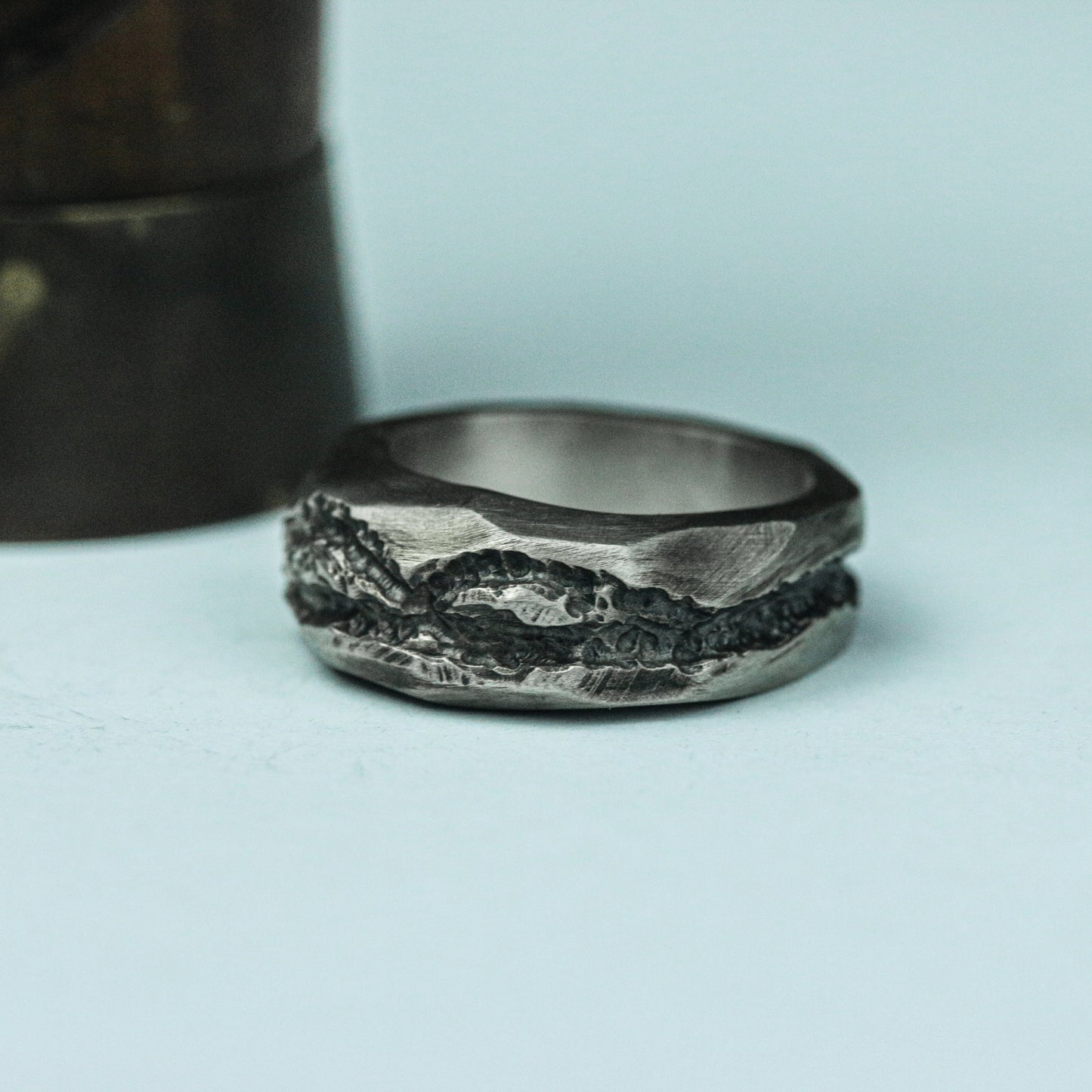 Arcane Relic 925 Silver Handmade Ring ¨C Mystic Engraved Band