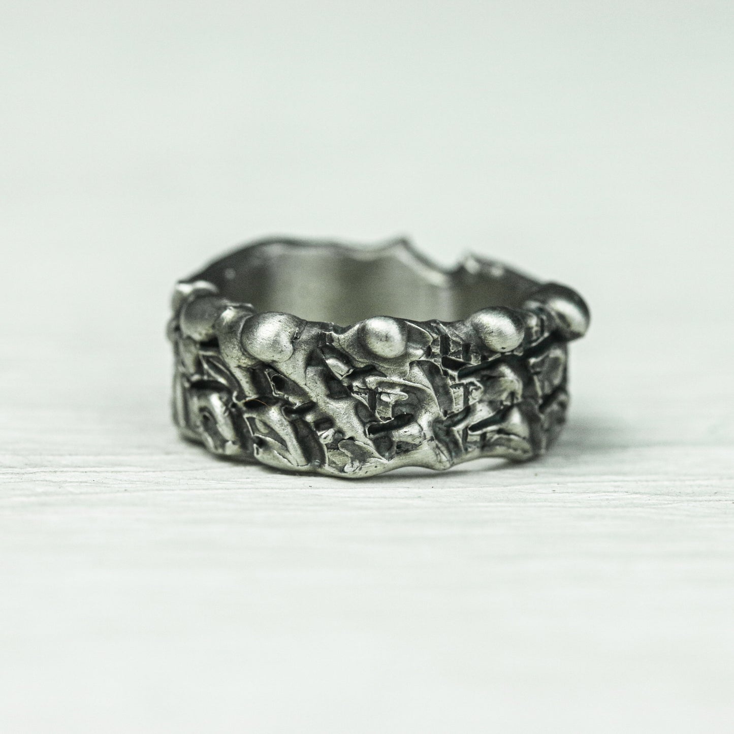 Abyss Claw 925 Silver Handmade Ring ¨C Gothic Predator Band