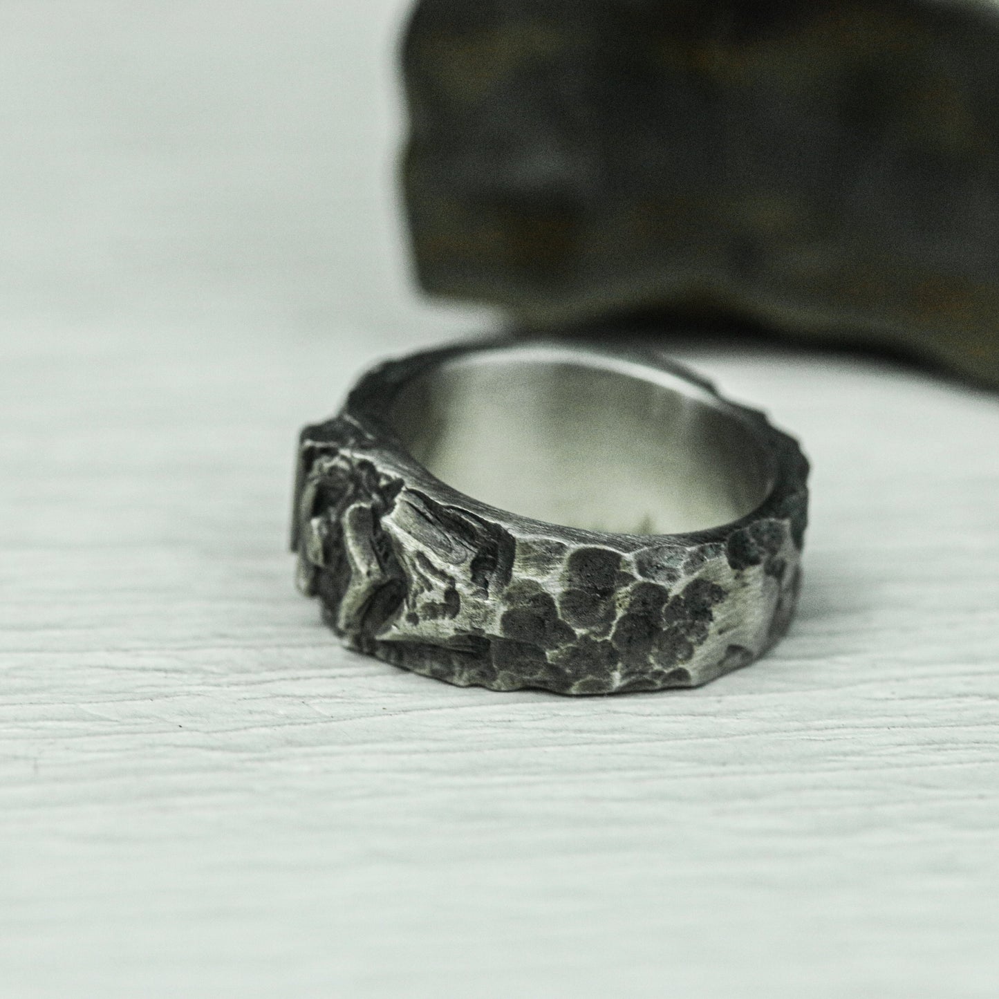 Eldritch Horror 925 Silver Handmade Ring ¨C Occult Monster Design