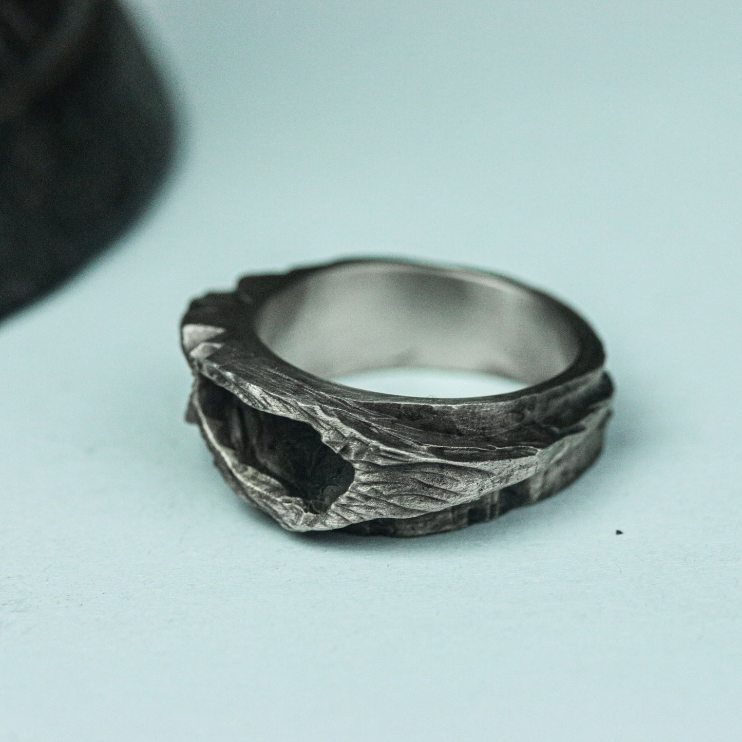 Handcrafted Silver Skull Mask Ring