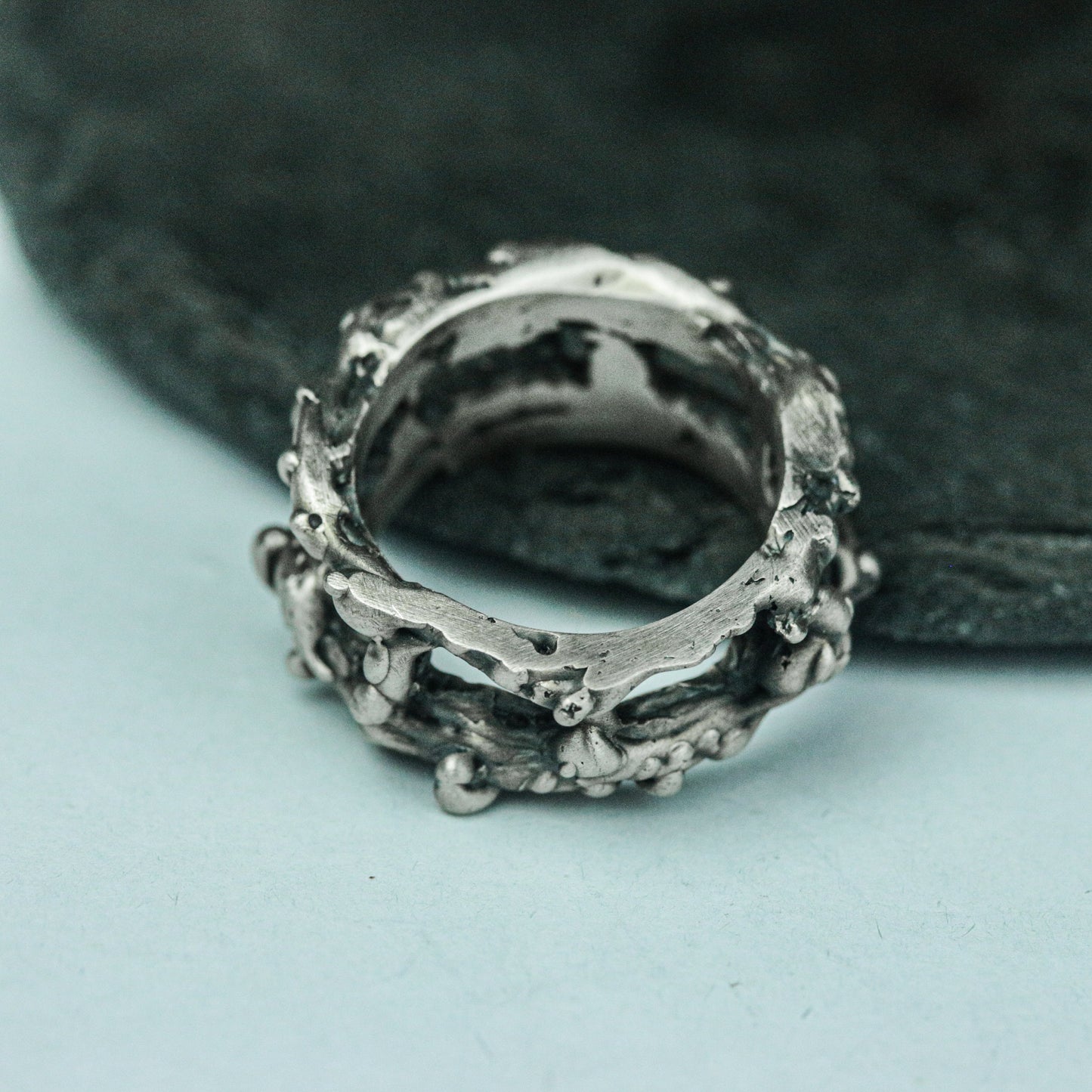 Ruined Fortress 925 Silver Handmade Ring ¨C Gothic Decayed Architecture