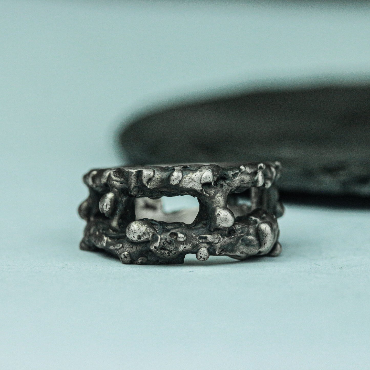Ruined Fortress 925 Silver Handmade Ring ¨C Gothic Decayed Architecture