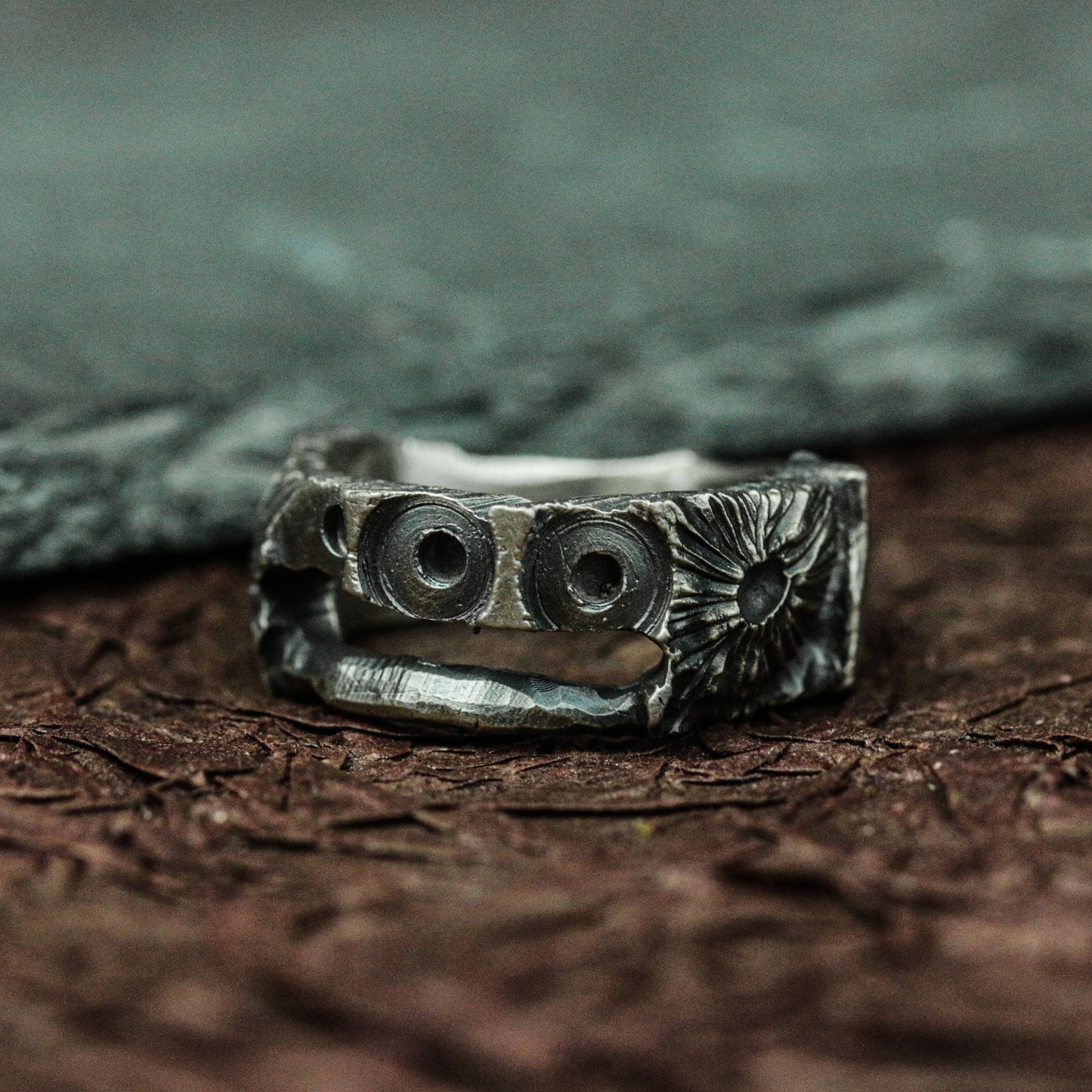 Eternal Skull 925 Silver Handmade Ring ¨C Gothic Death Symbol