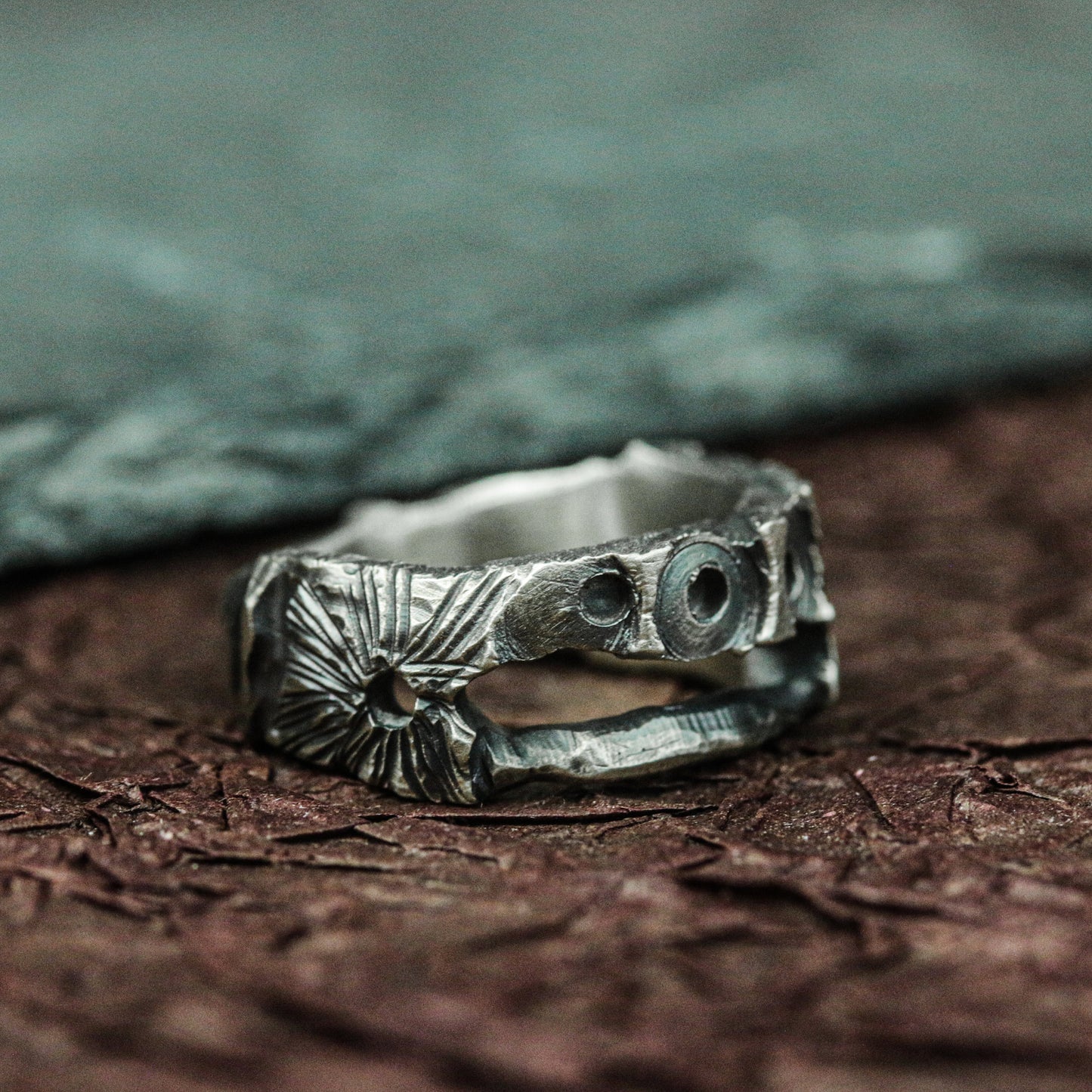 Eternal Skull 925 Silver Handmade Ring ¨C Gothic Death Symbol