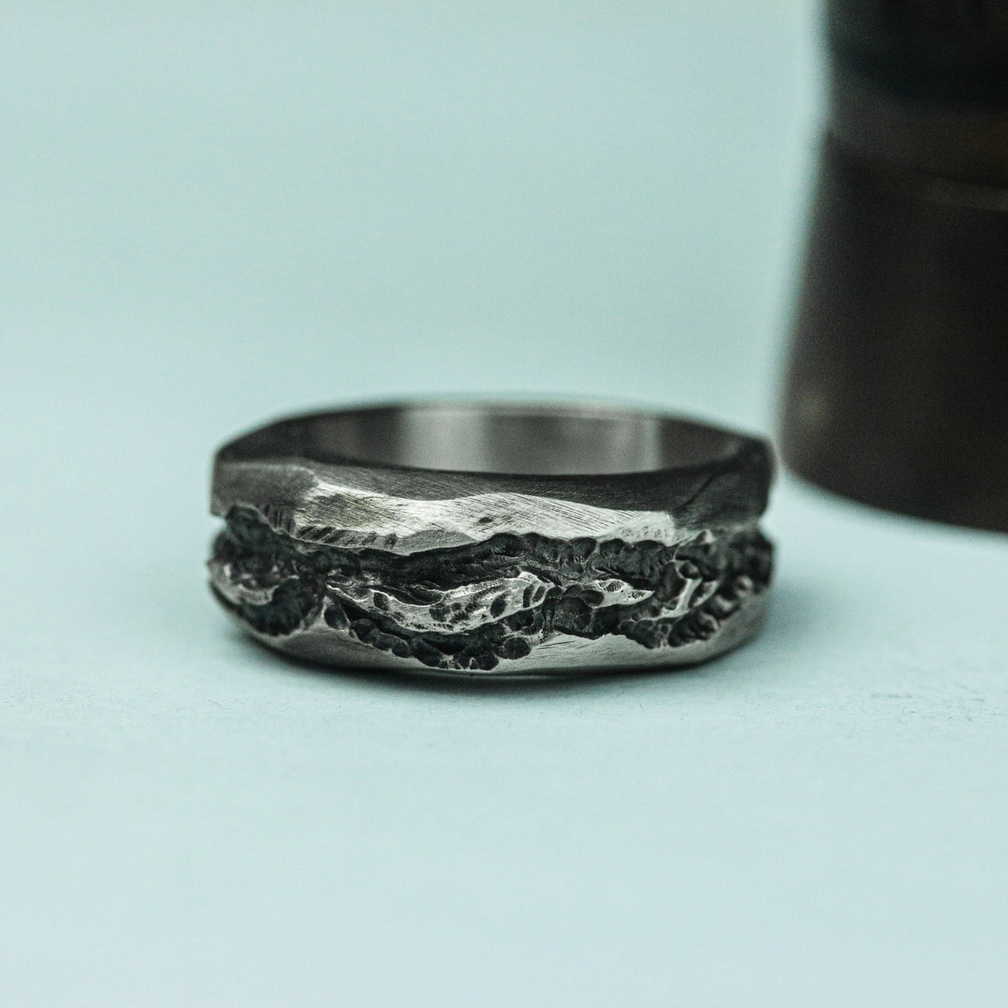 Arcane Relic 925 Silver Handmade Ring ¨C Mystic Engraved Band