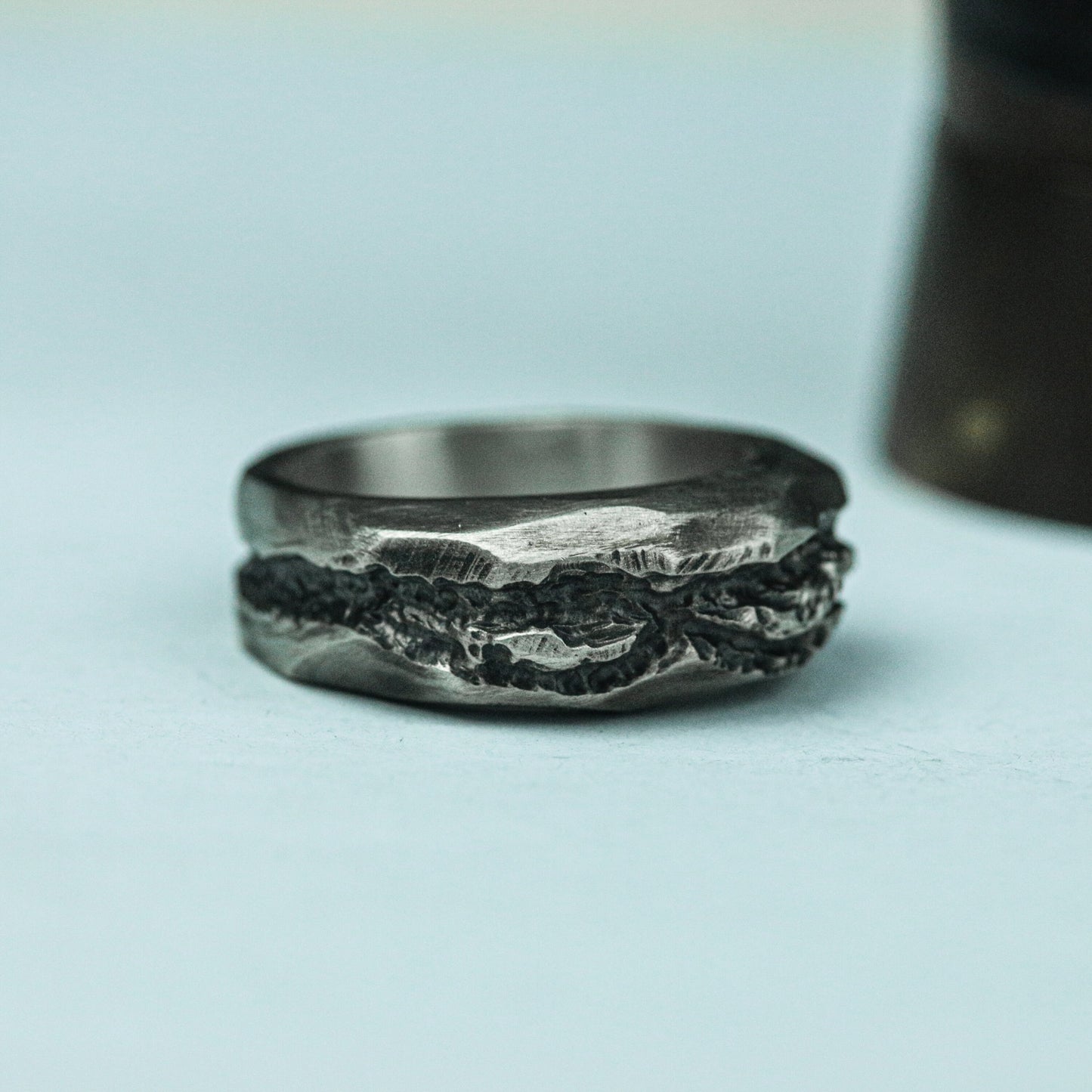 Arcane Relic 925 Silver Handmade Ring ¨C Mystic Engraved Band