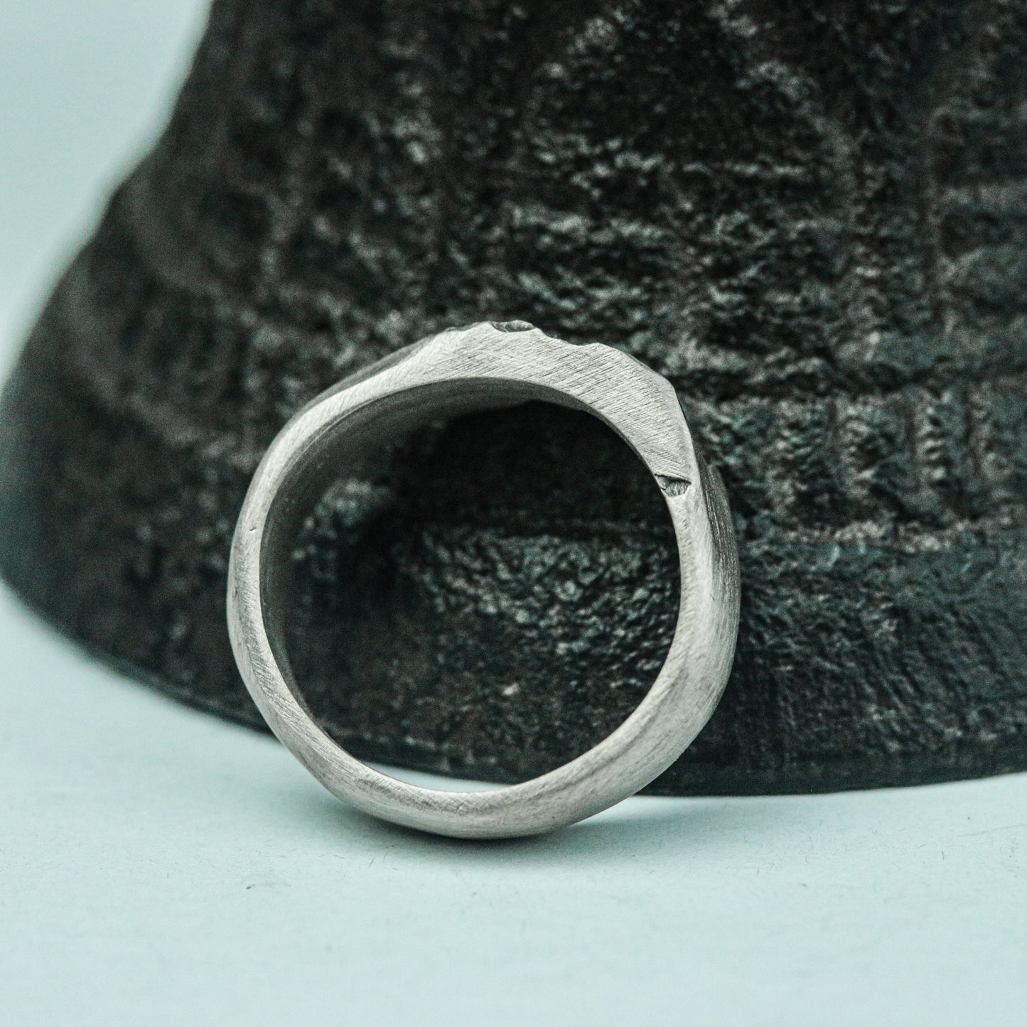 Shadow Crest 925 Silver Handmade Ring ¨C Dark Gothic Emblem