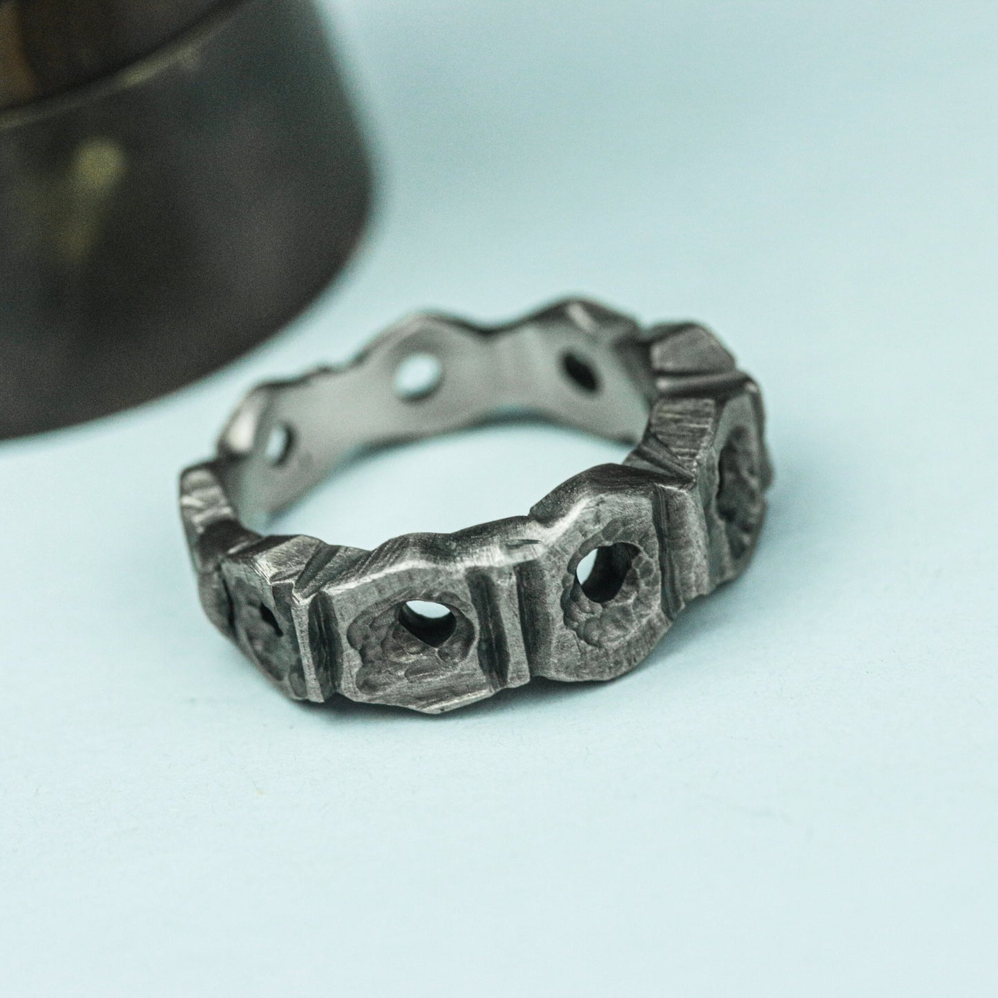 Demon¡¯s Claw 925 Silver Handmade Ring ¨C Gothic Beast Insignia