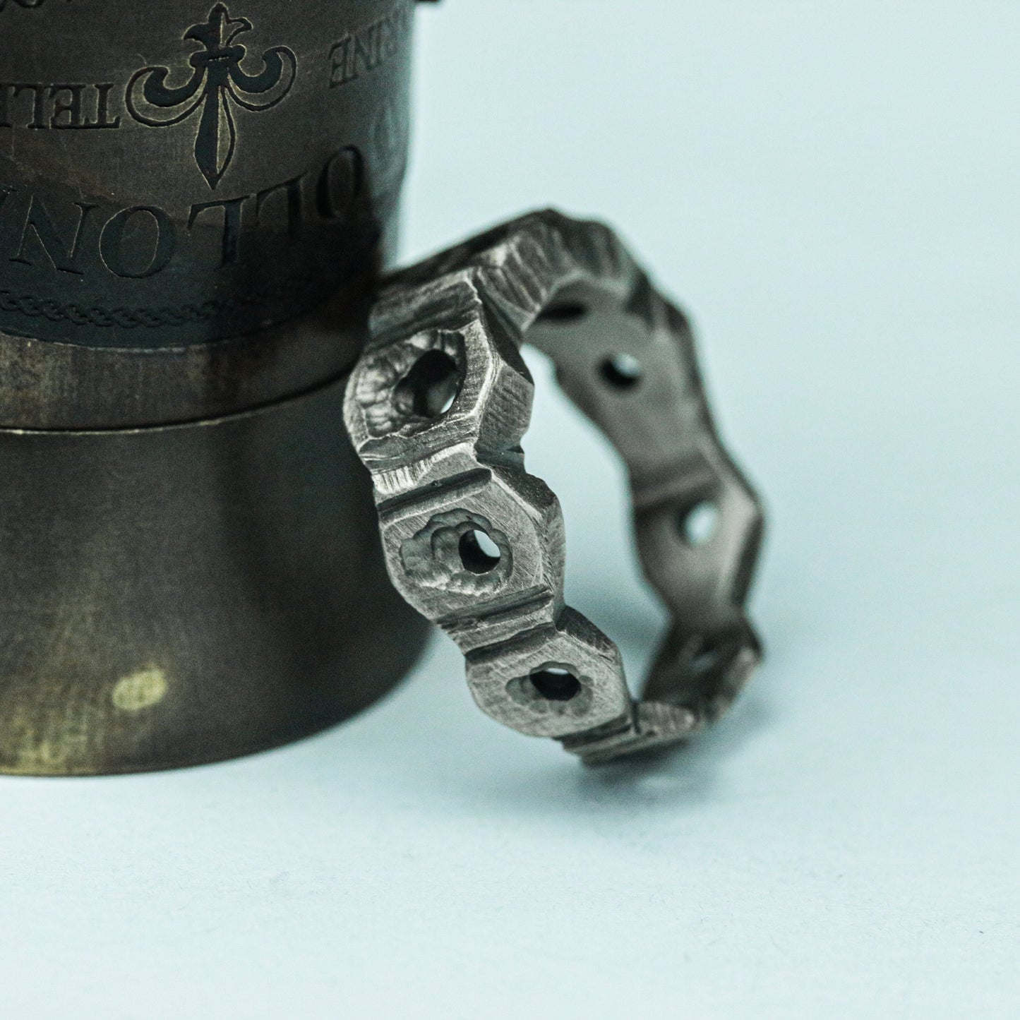 Demon¡¯s Claw 925 Silver Handmade Ring ¨C Gothic Beast Insignia