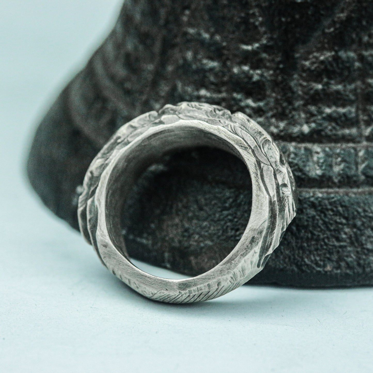 Wasteland Relic 925 Silver Handmade Ring ¨C Post-Apocalyptic Style