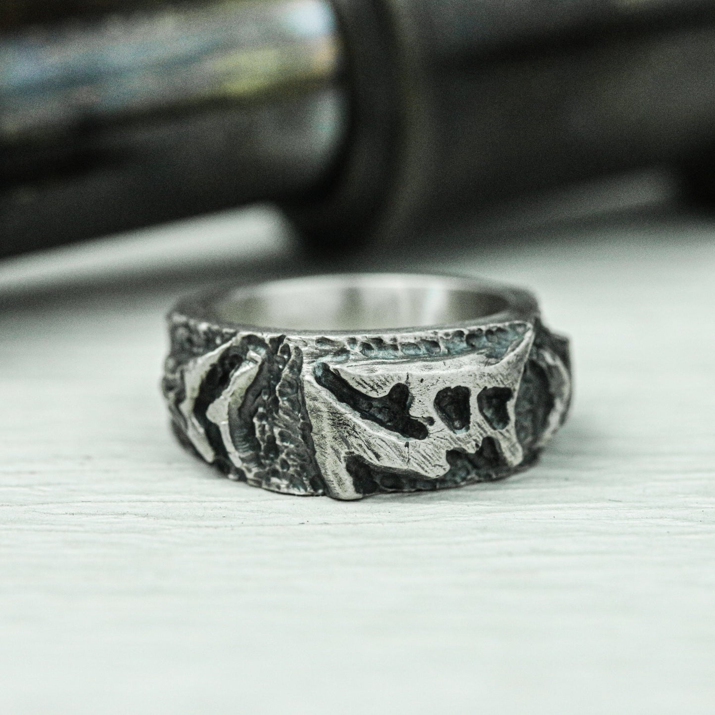 Infernal Beast 925 Silver Handmade Ring ¨C Gothic Demon Claw