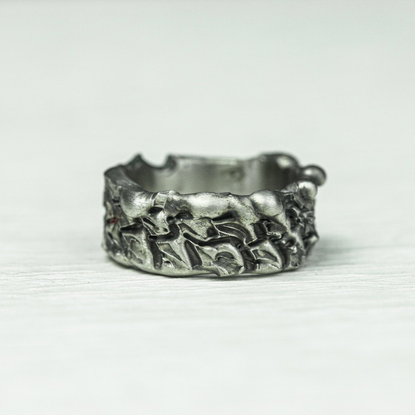 Abyss Claw 925 Silver Handmade Ring ¨C Gothic Predator Band