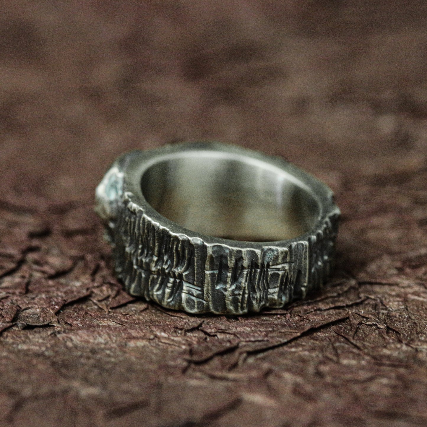 Handcrafted Silver Skull Relic Ring