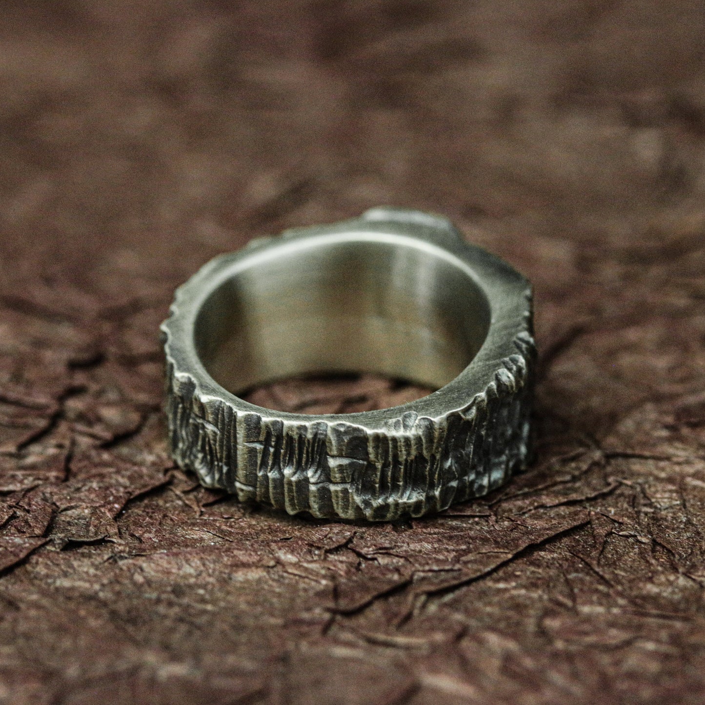 Handcrafted Silver Skull Relic Ring