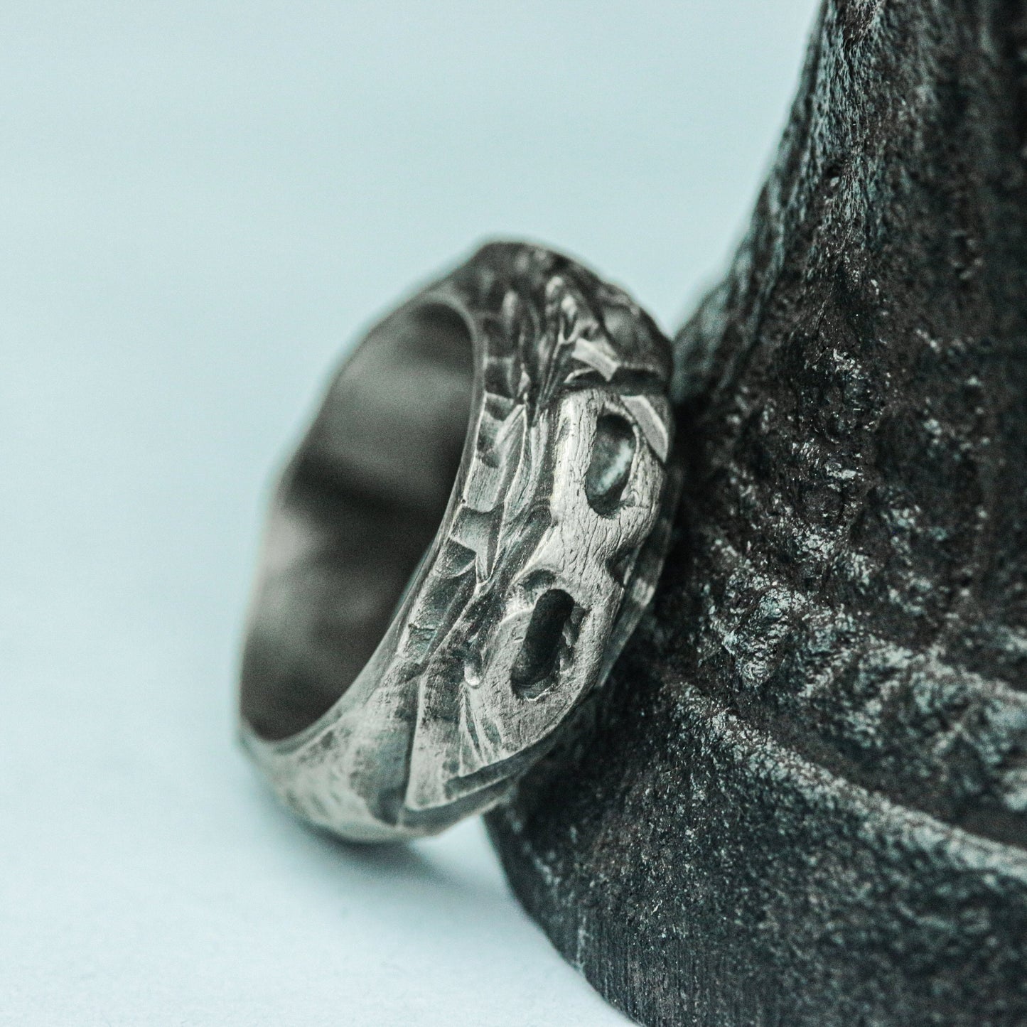 Wasteland Relic 925 Silver Handmade Ring ¨C Post-Apocalyptic Style