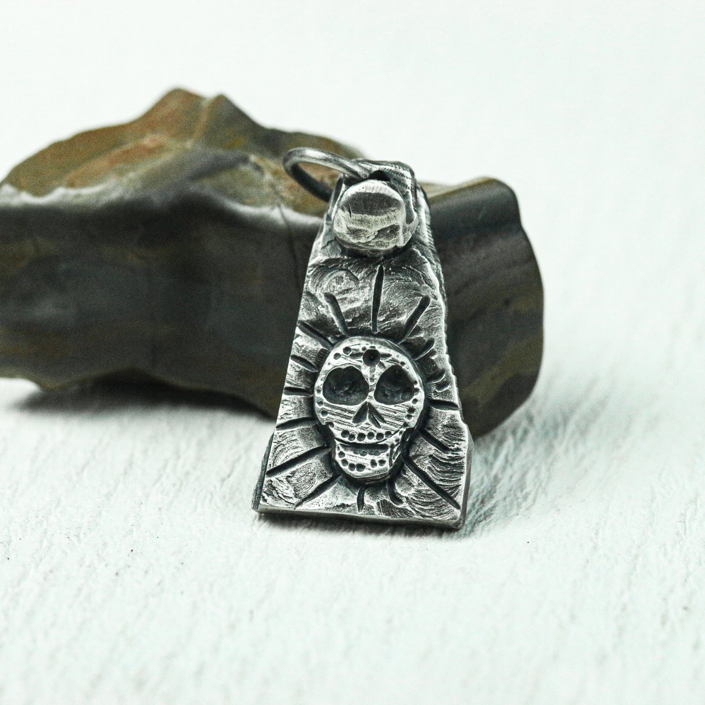 Viking Battle Axe Amulet Necklace - Handcrafted in 925 Silver