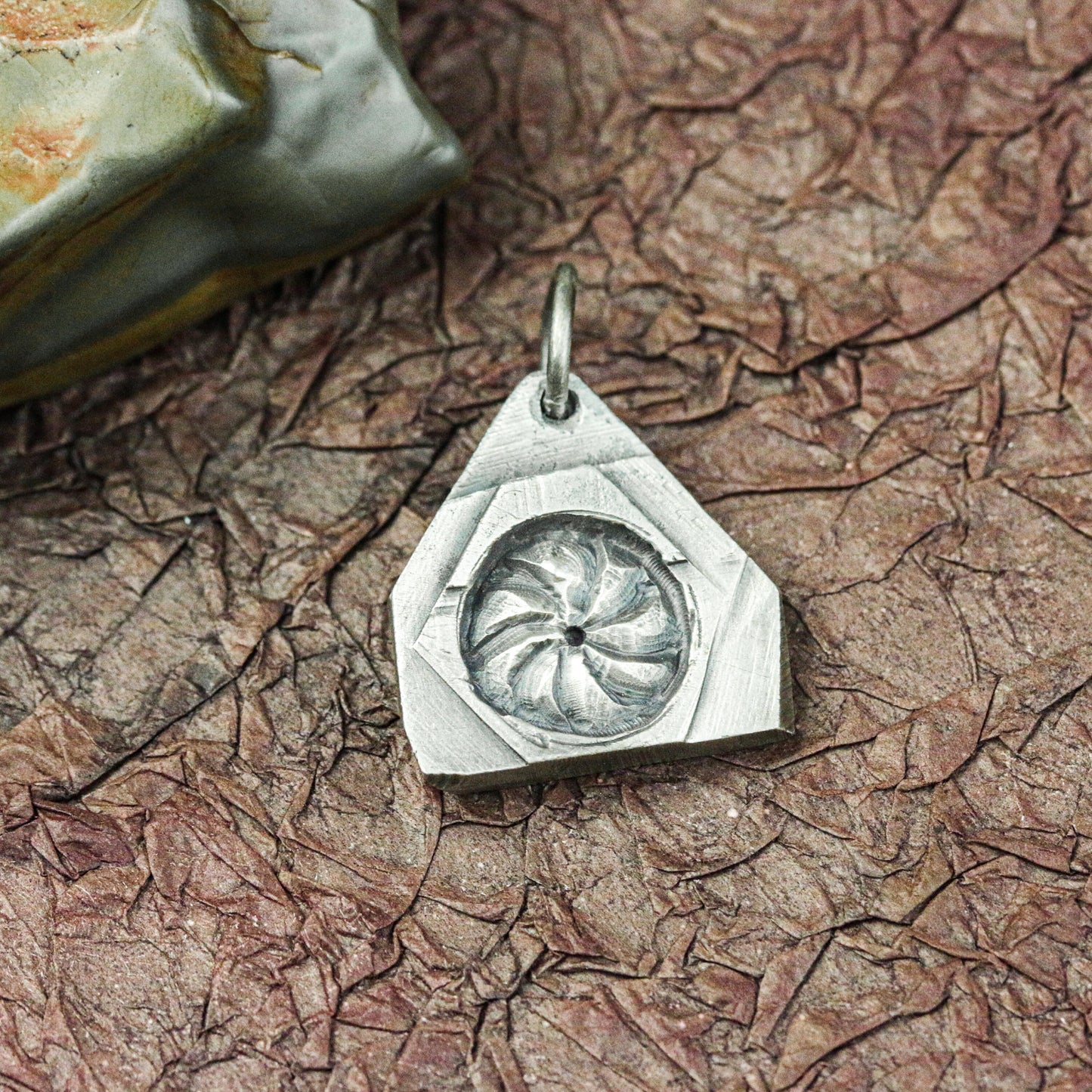 Celestial Compass Amulet - Artisan Crafted in 925 Silver