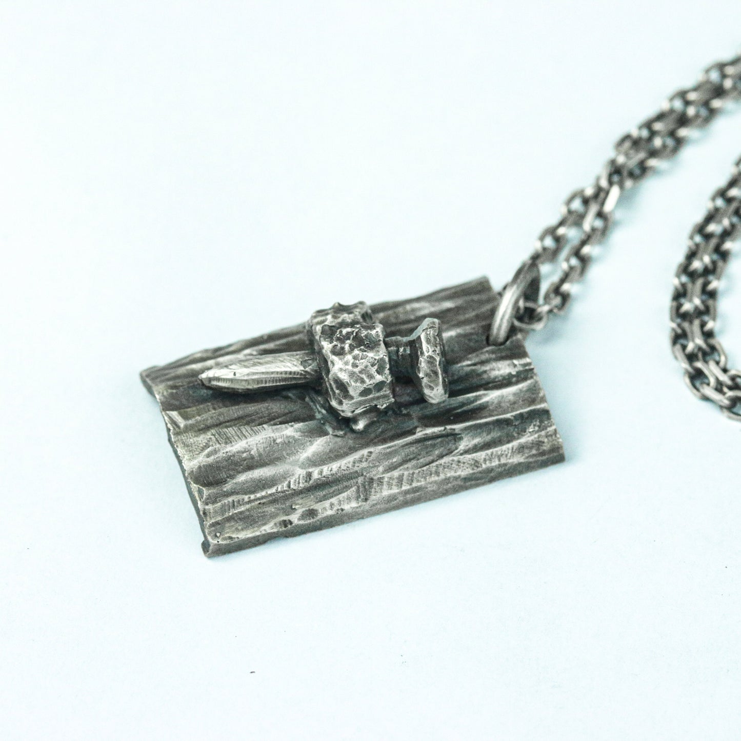Judgment Tarot Card Pendant - Handcrafted in 925 Silver