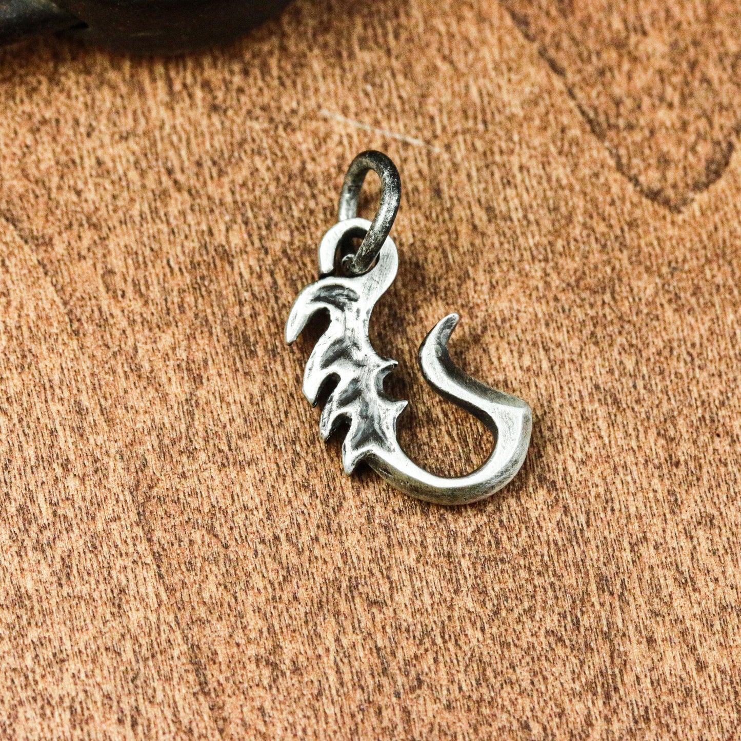 Barbed Hook Pendant - 925 Silver Handcrafted