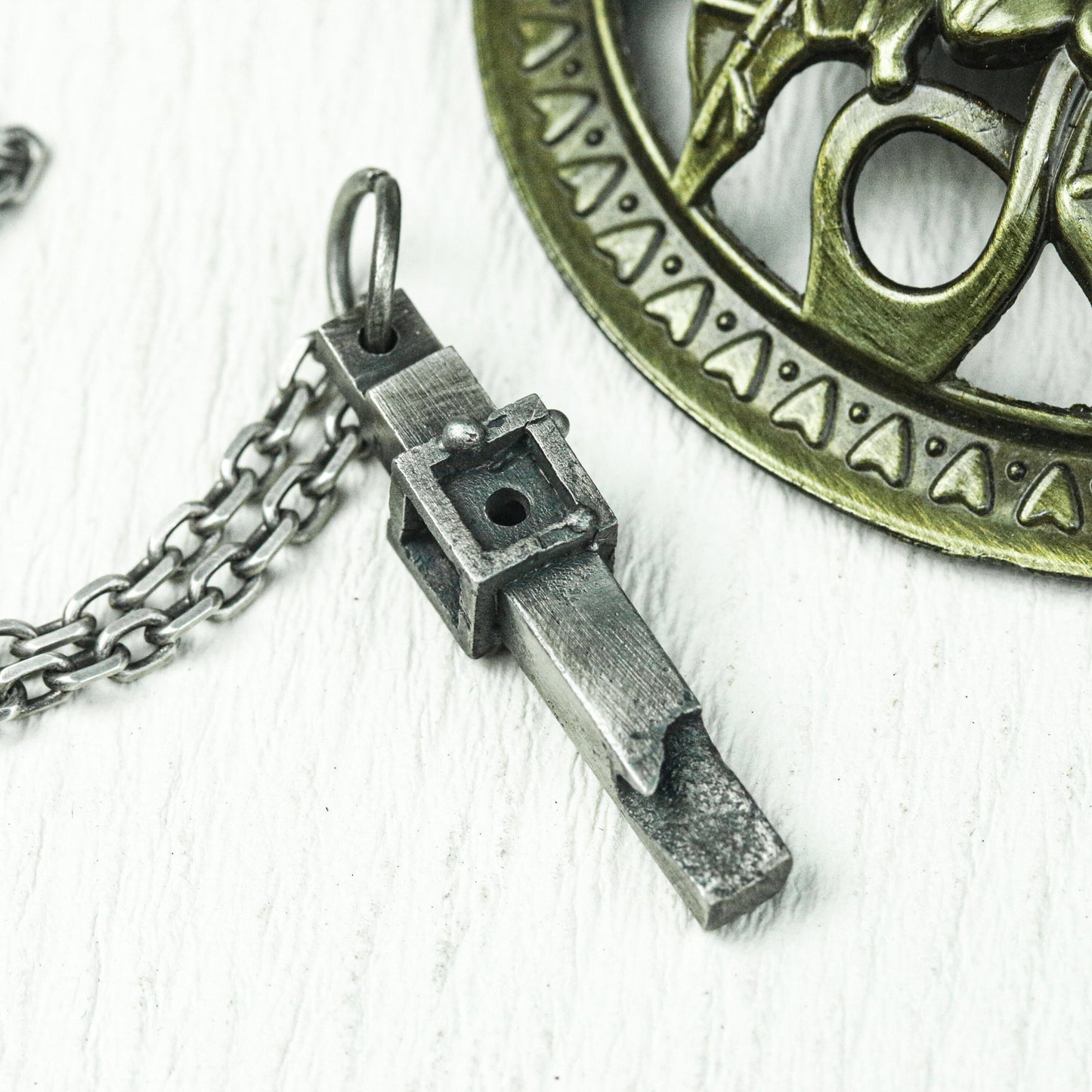 Mechanical Relic Pendant - 925 Silver Handcrafted