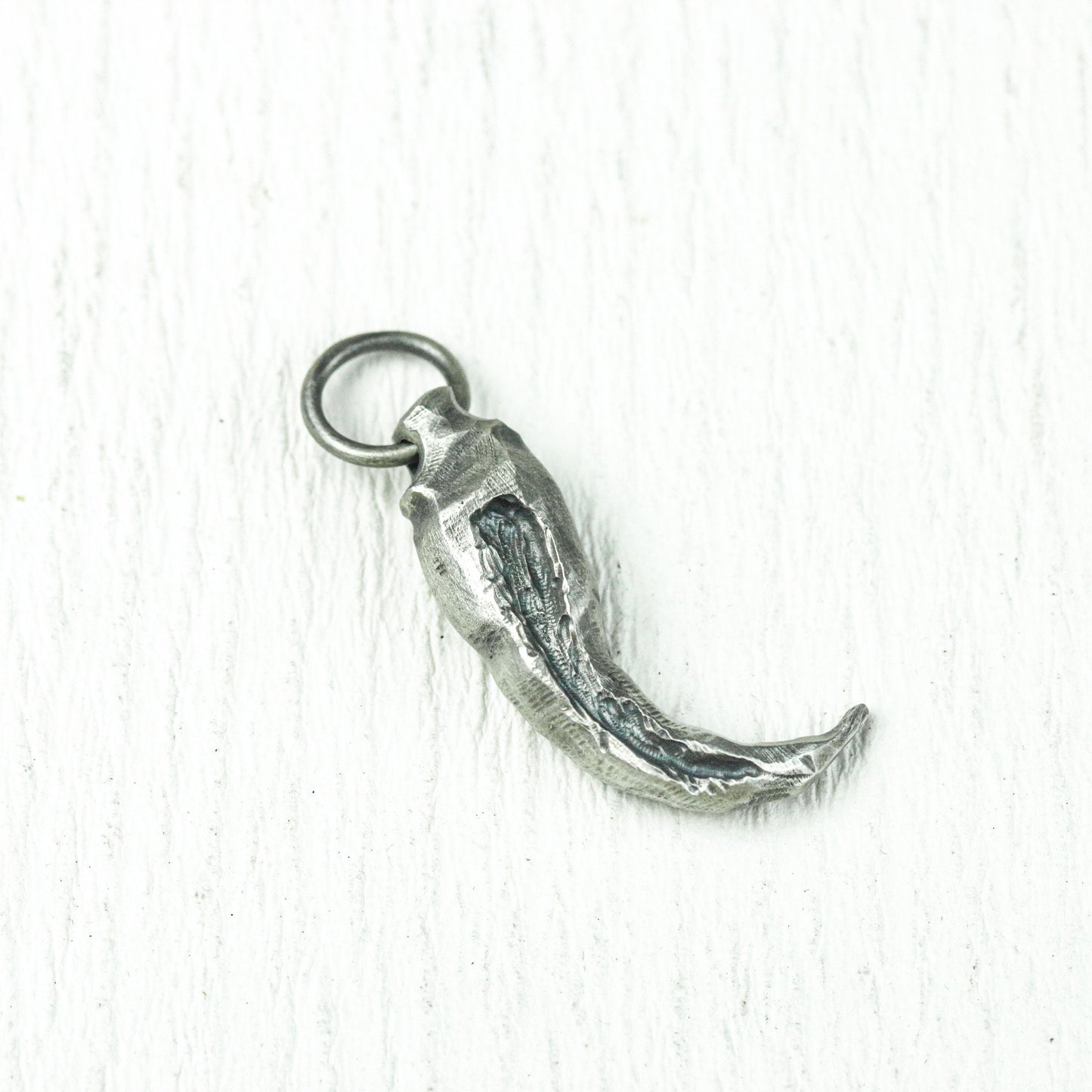 Wolf Fang Warrior Pendant - Handcrafted in 925 Silver