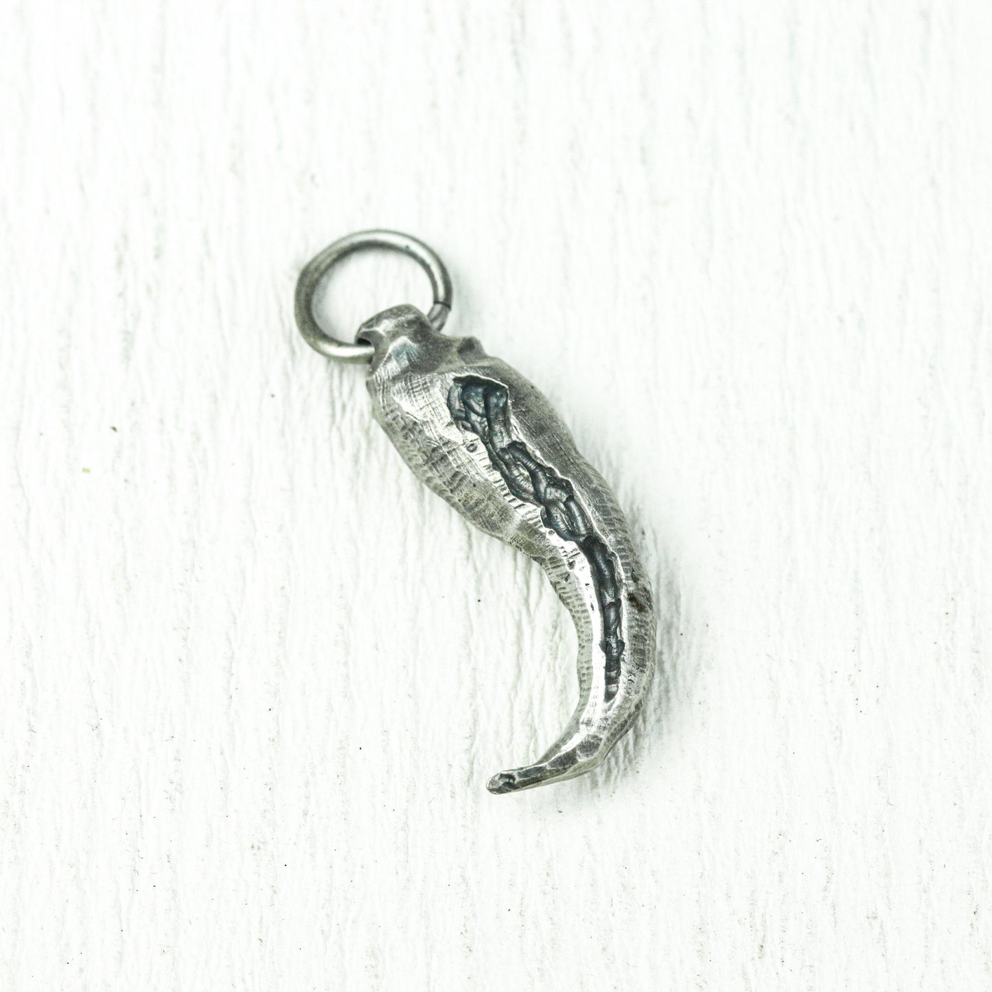 Wolf Fang Warrior Pendant - Handcrafted in 925 Silver
