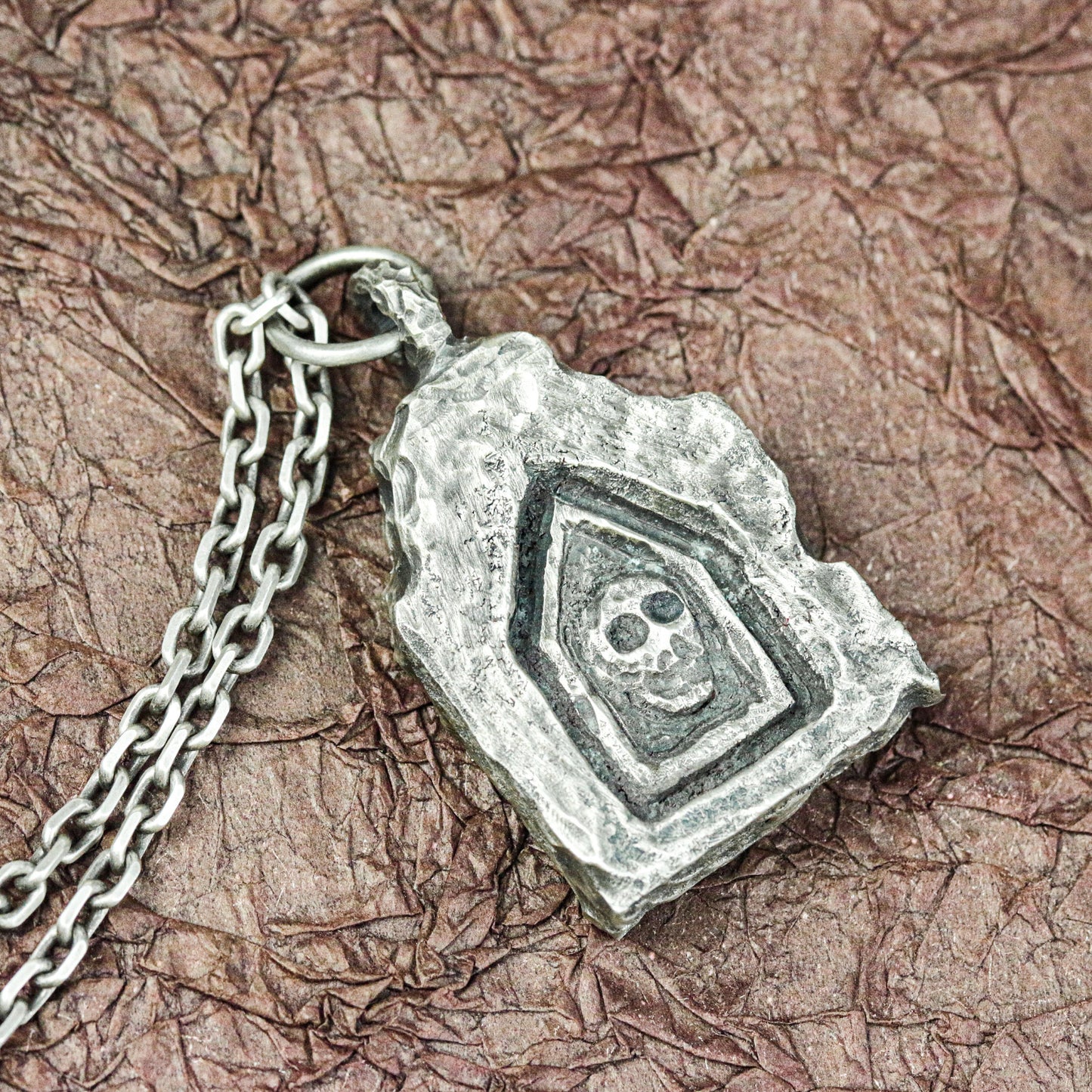 Gothic Cathedral Window Pendant - Artisan Crafted in 925 Silver