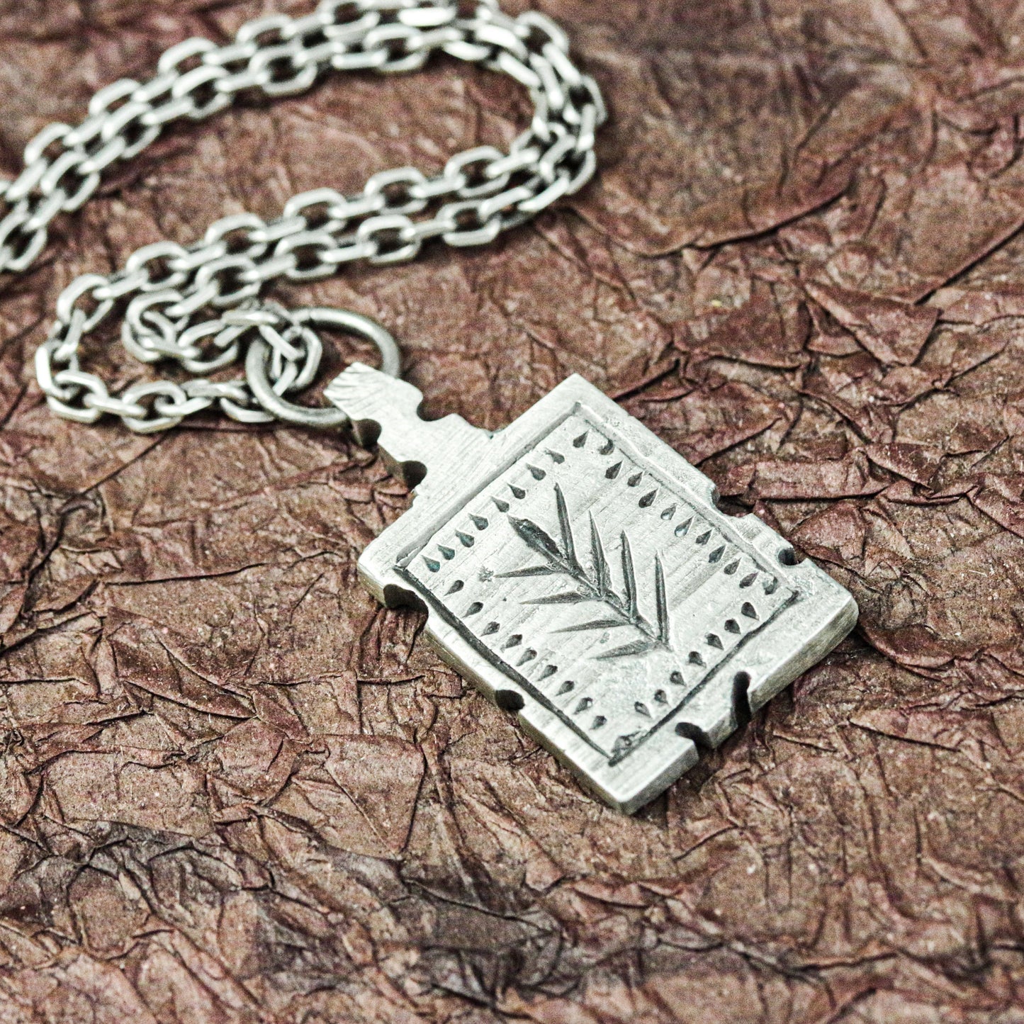 Mystic Tarot Card Pendant - Artisan Crafted in 925 Silver