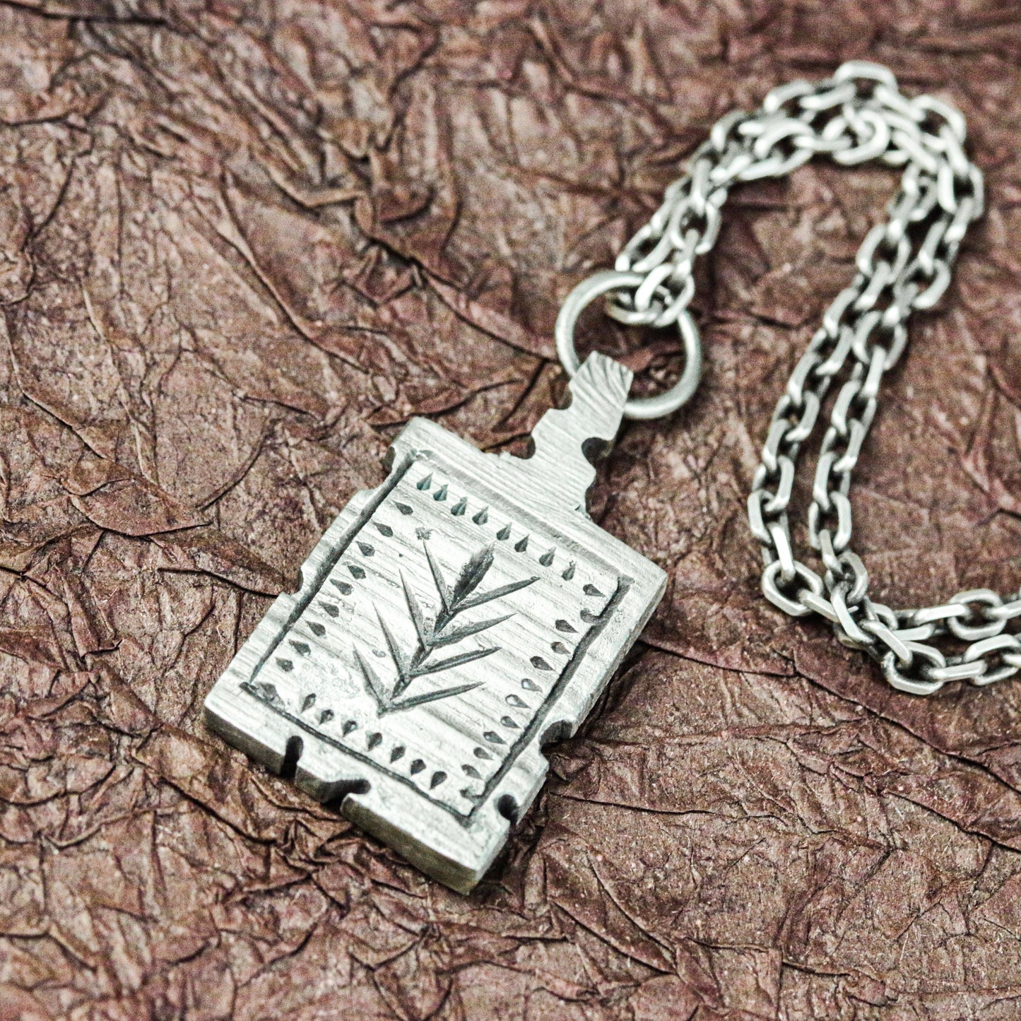 Mystic Tarot Card Pendant - Artisan Crafted in 925 Silver