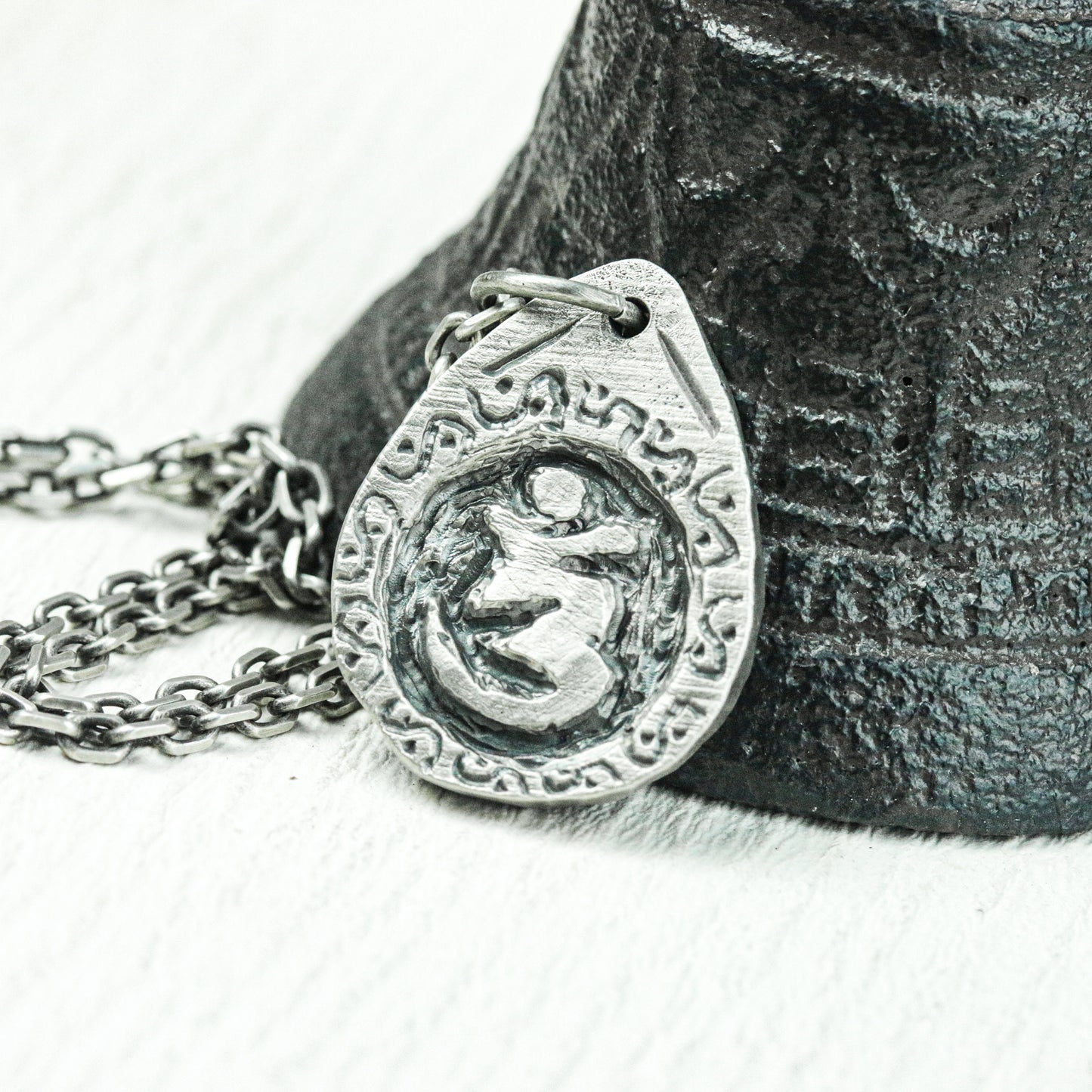 Dragon Emblem Crest Pendant - Handcrafted in 925 Silver