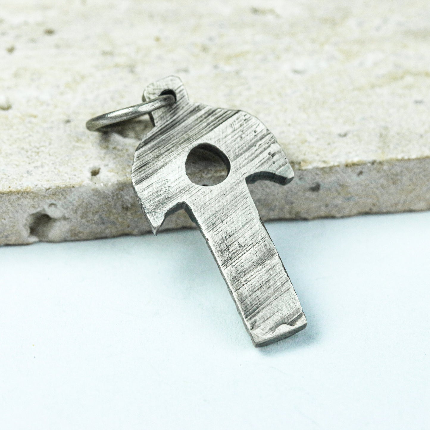 Runic Battle Axe Pendant - 925 Silver Handcrafted