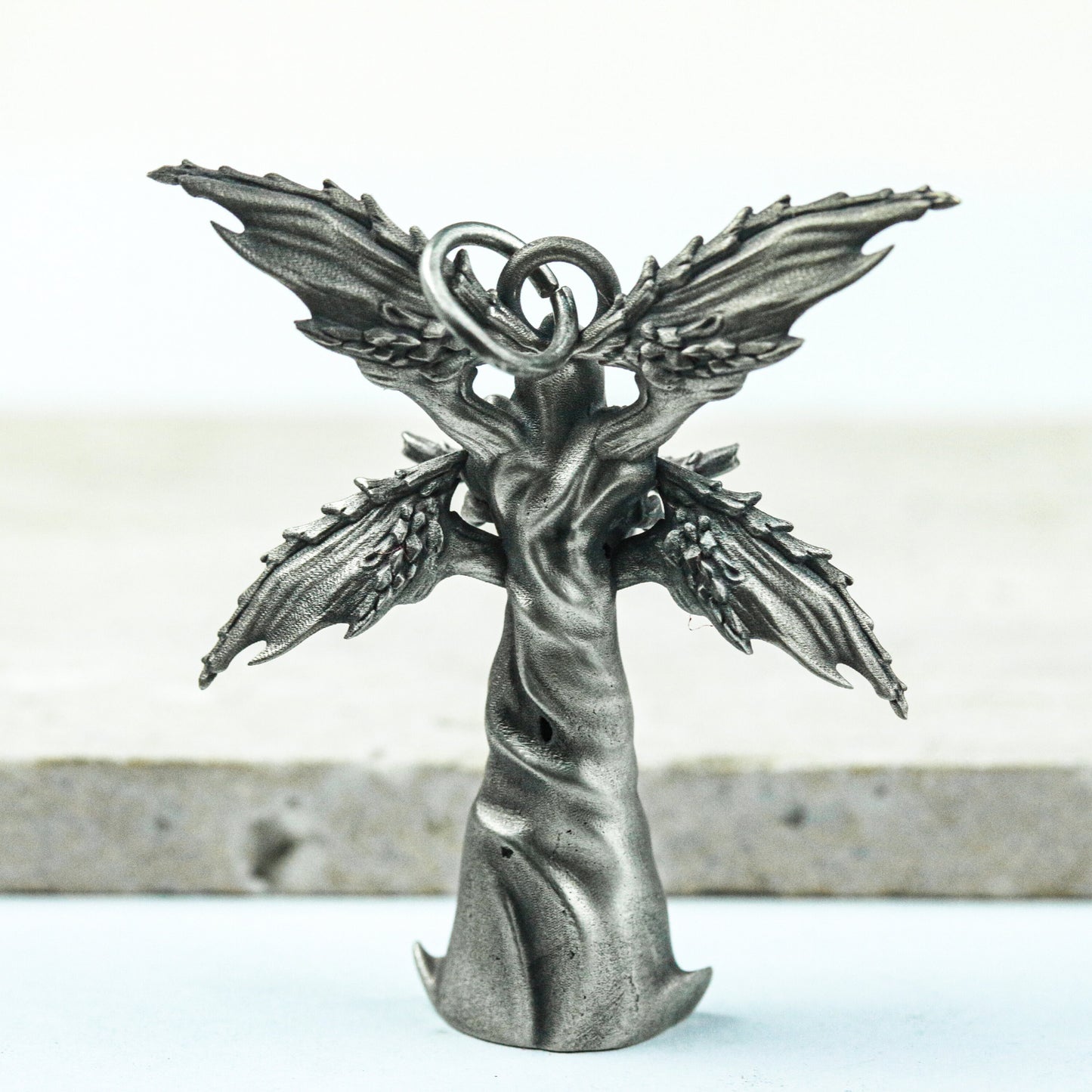 Archangel Protector Pendant - Artisan Crafted in 925 Silver