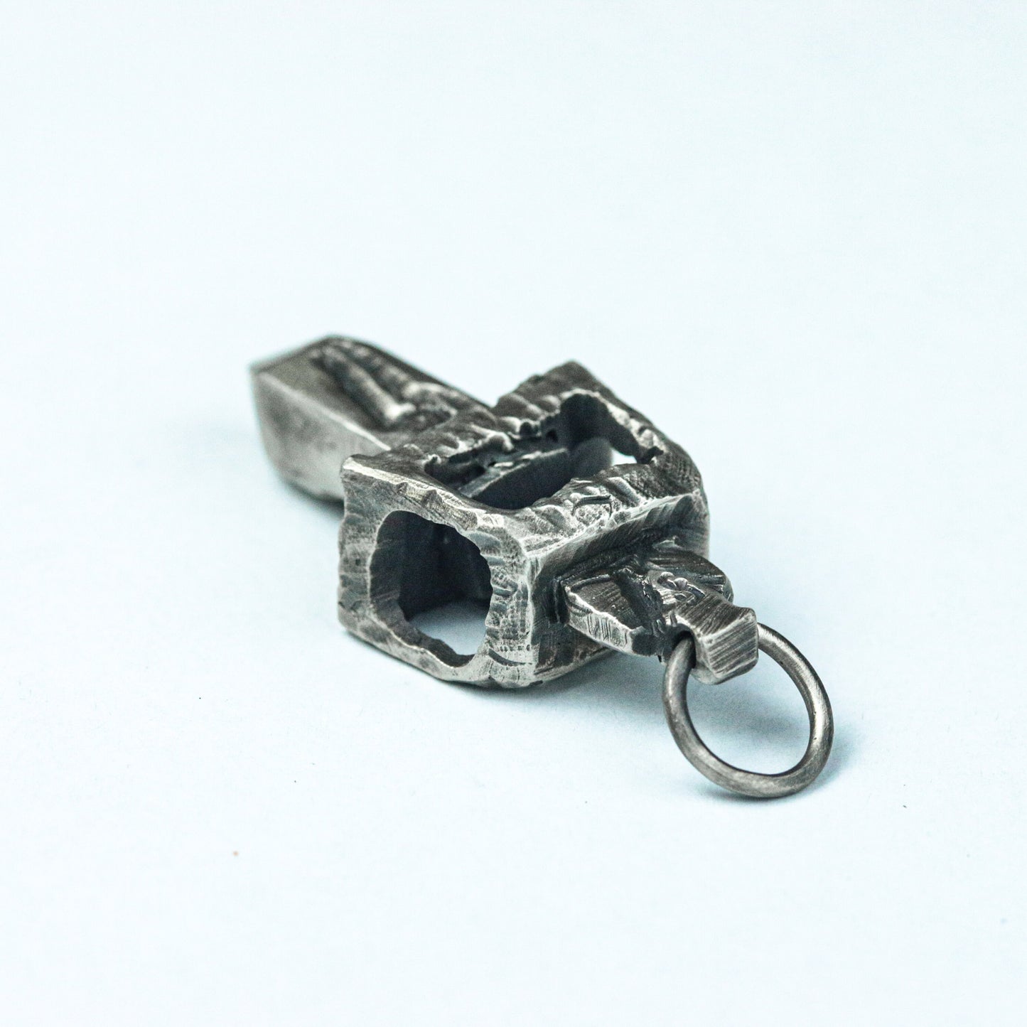 Abyssal Relic Pendant - 925 Silver Handcrafted